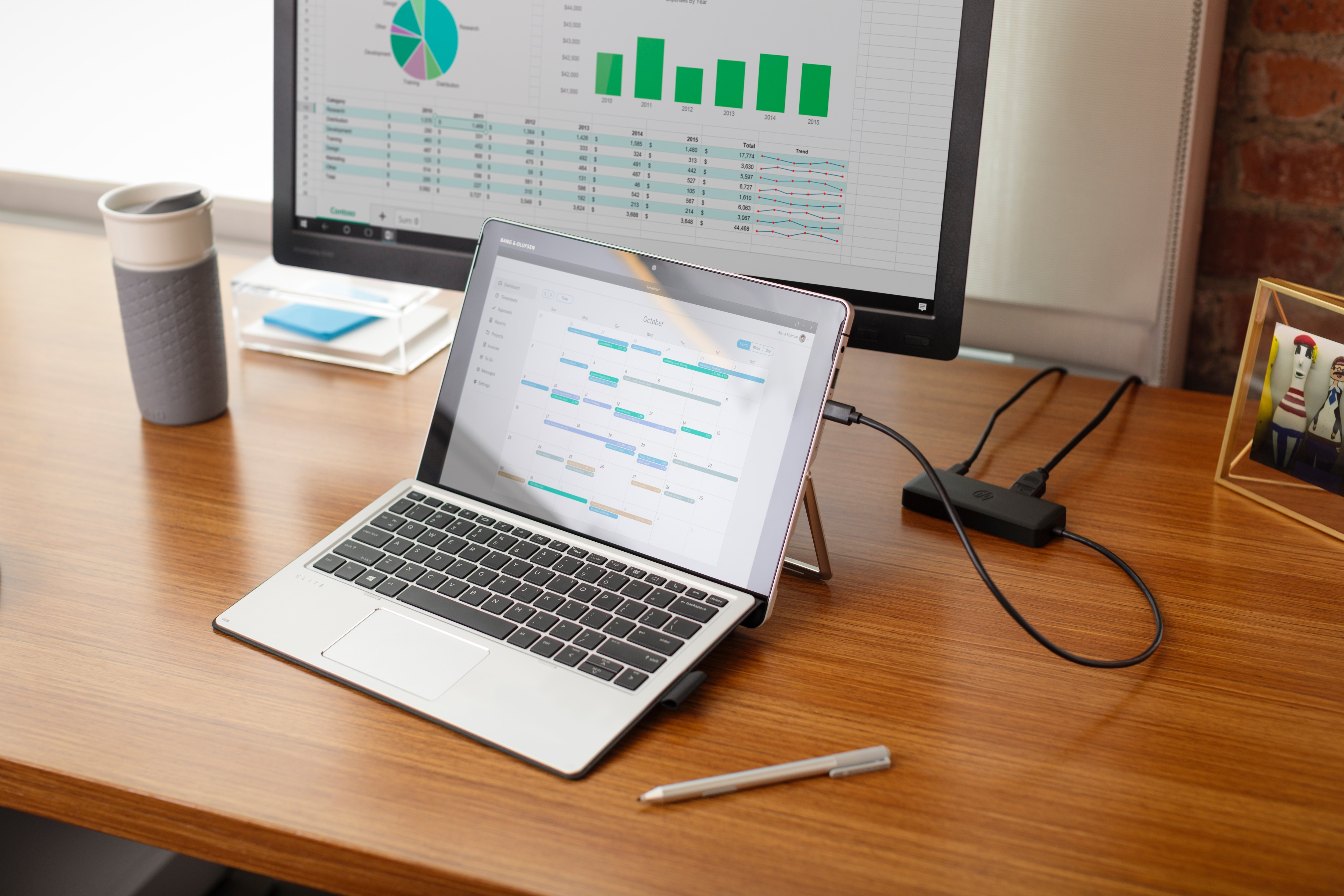 HP - B2B USB-C Travel HUB, Schwarz