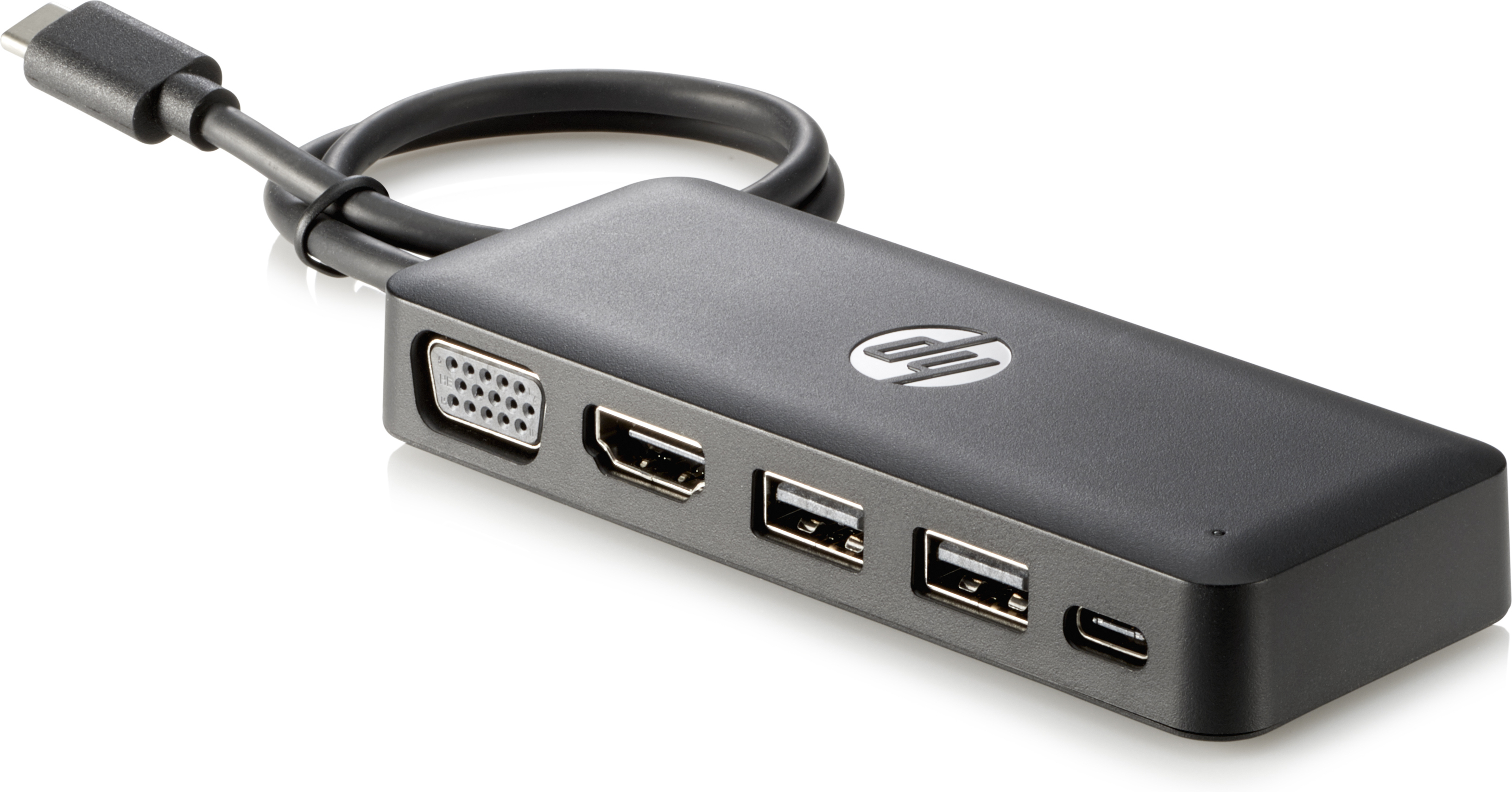 HP - B2B USB-C Travel HUB, Schwarz