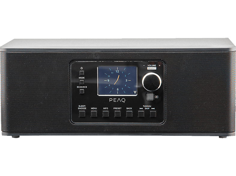 Schwarz Internetradio, Radio, Internet DAB+, Bluetooth, PEAQ PDR 270 FM, BT-B