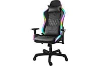 DELTACO RGB Gaming Stuhl - Gaming Stuhl (Schwarz/Mehrfarbig)