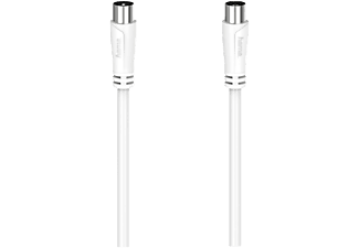 HAMA 00205044 - Cavi antenna (Bianco/Argento)