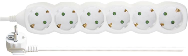 EMOS Hosszabbító 6 csatlakozó 2m schuko (P0622)