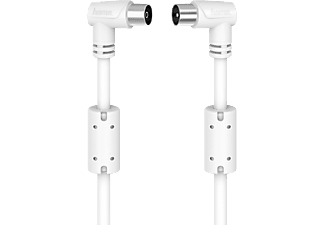 HAMA 00205057 - Cavi antenna (Bianco/Argento)