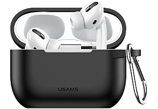 USAMS BH568AP01 Szilikon Airpods Pro tok, fekete