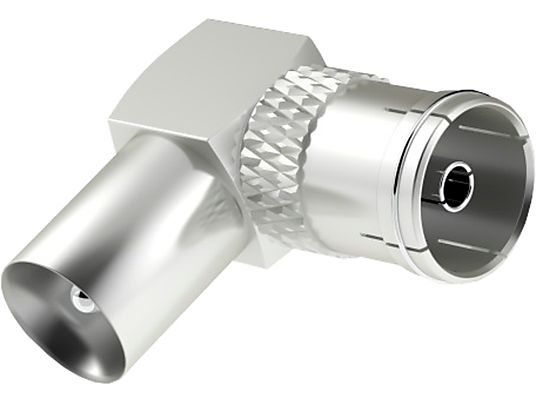 HAMA 00205202 - Antennen-Adapter (Silber)