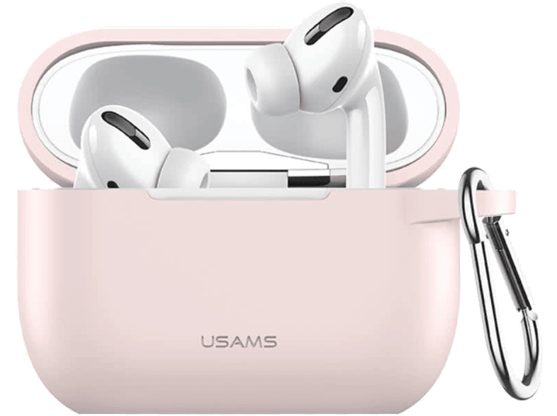 USAMS BH568AP02 Szilikon Airpods Pro tok r zsasz n MediaMarkt