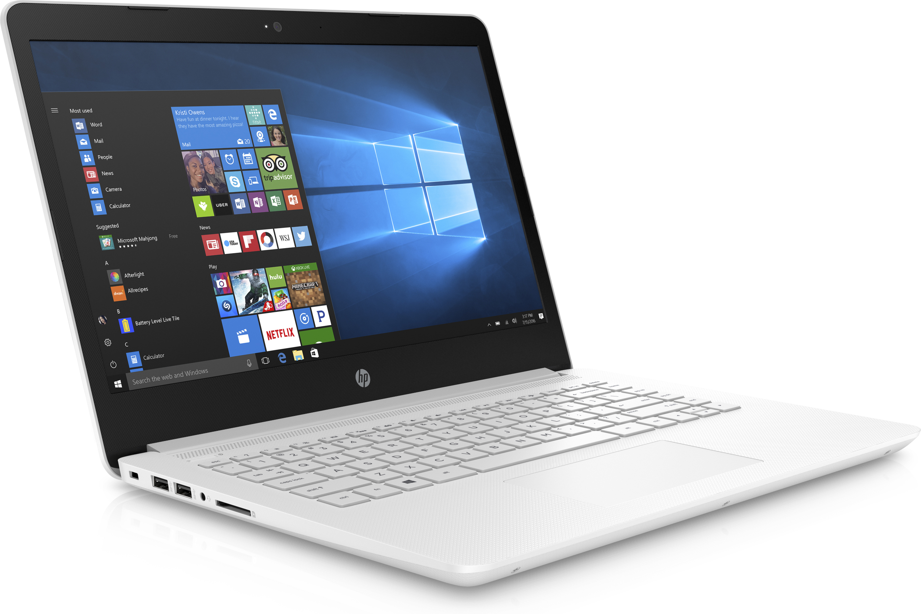 HP 14-BP030NG - 14 Zoll - Intel® Celeron® N3060 - 4 GB - 64 GB - Intel® HD 400 - Windows 10 Home (64 Bit)