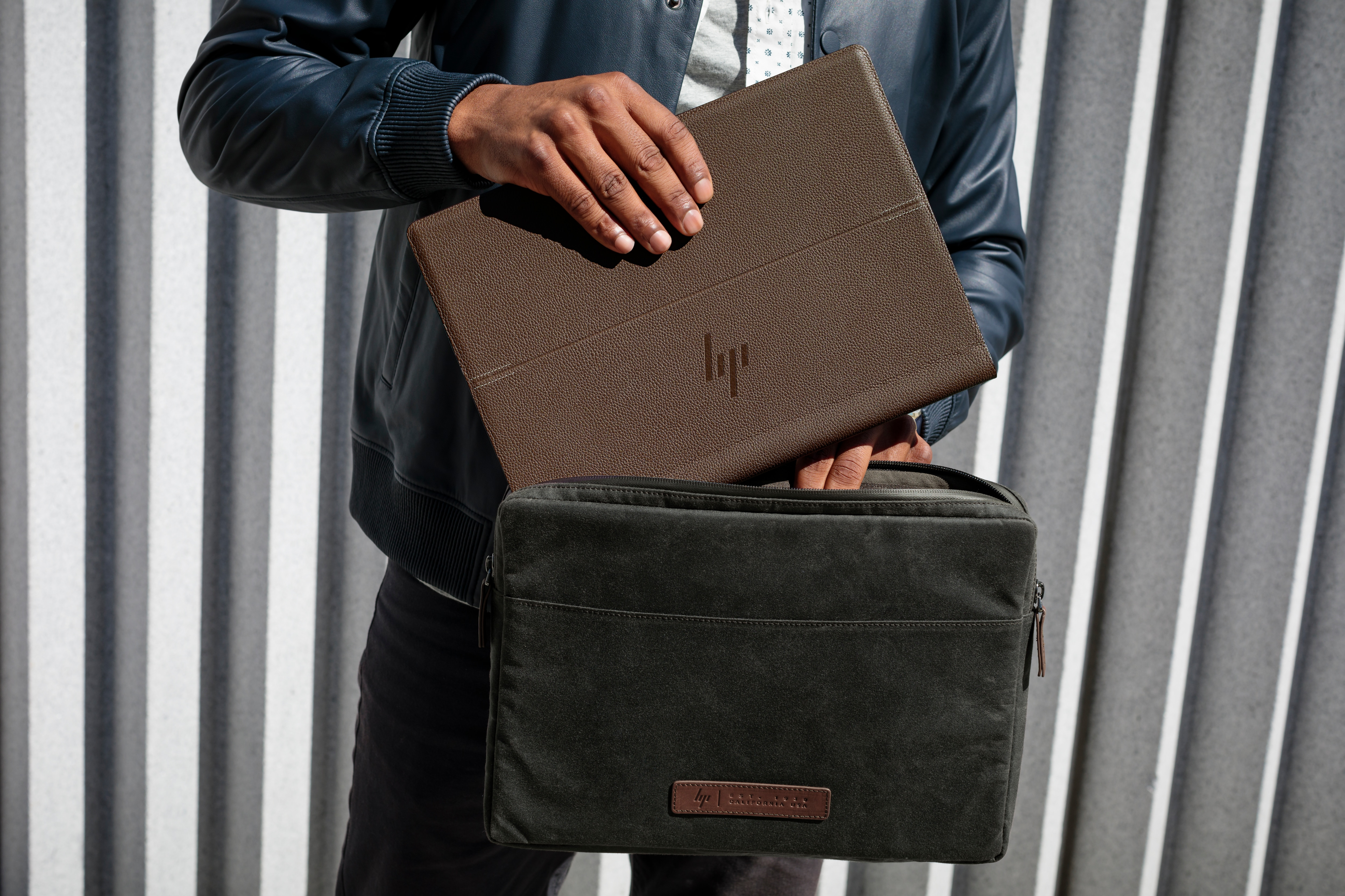 HP Spectre Notebookhülle Sleeves für Universal Leder, Rot