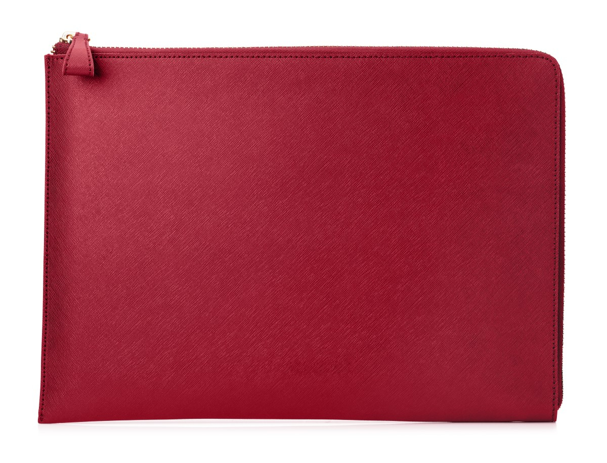 HP Spectre Notebookhülle Sleeves für Universal Leder, Rot