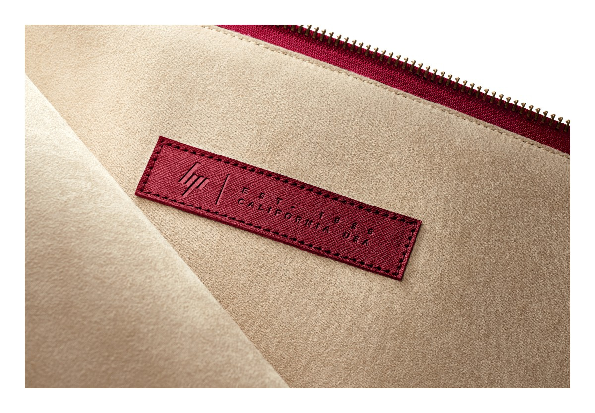 HP Spectre Notebookhülle Sleeves für Universal Leder, Rot