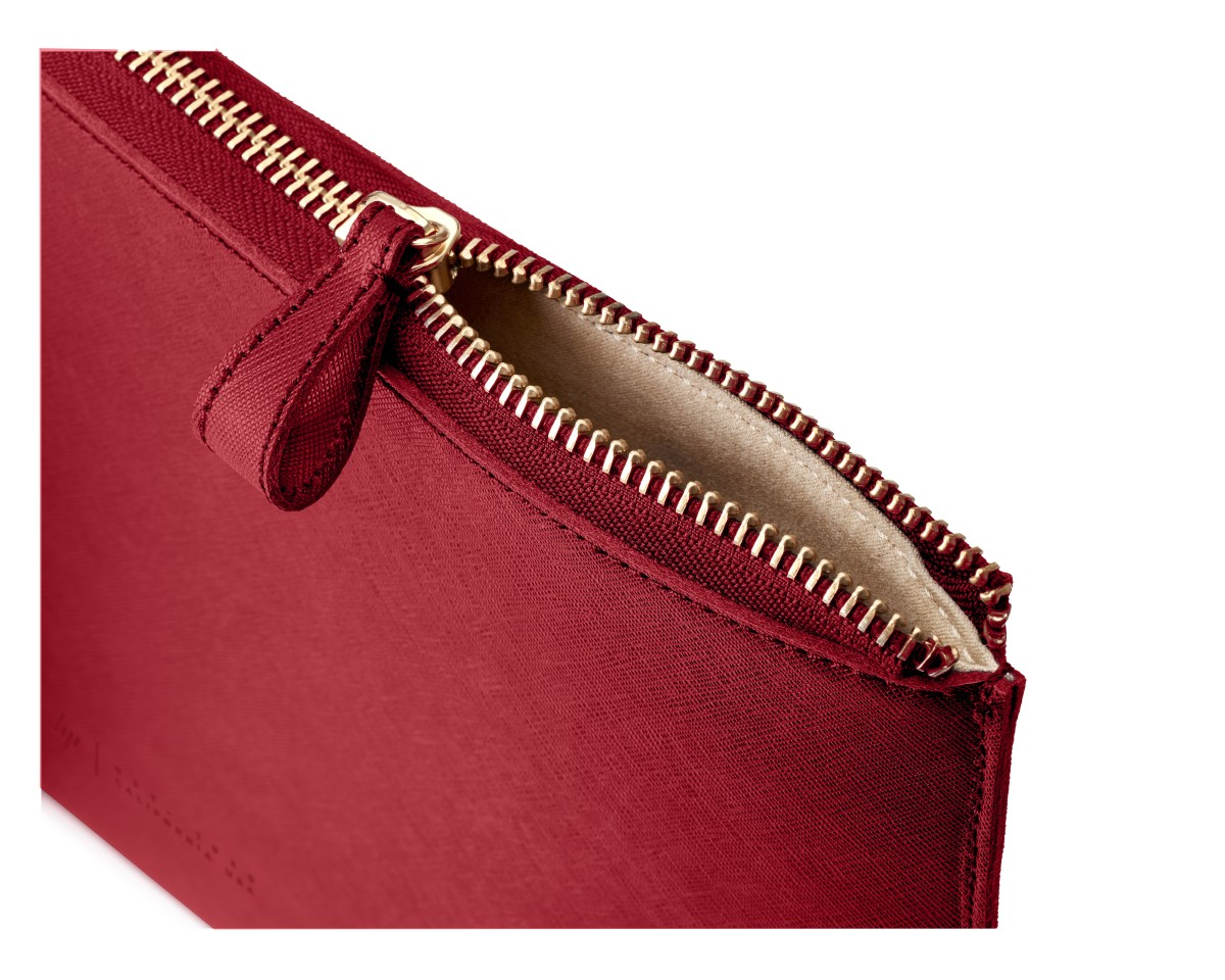 HP Spectre Notebookhülle Sleeves für Universal Leder, Rot