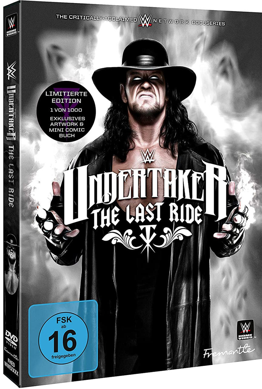 The Undertaker DVD-Box-Set mit Text und Bildern.