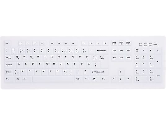 ACTIVEKEY AK-C8100F - Clavier sans fil désinfectable (Blanc)