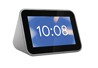 Reloj despertador inteligente - Lenovo Smart Clock ZA4R0025SE, 1 GB RAM, 3 W, WiFi, Bluetooth, Gris