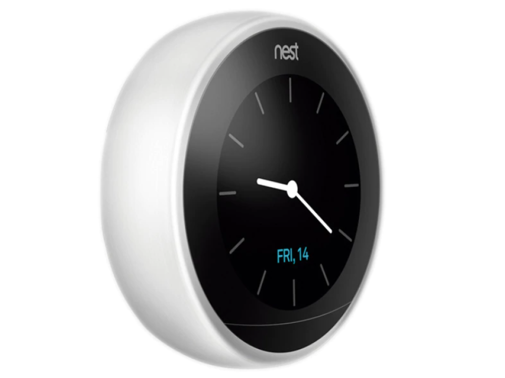 Termostato - Google Nest Learning Thermostat 3RD Generation W, Inteligente, Conexión inalámbrica, Blanco