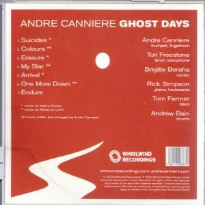 Andre Canniere - Ghost Days  - (CD)