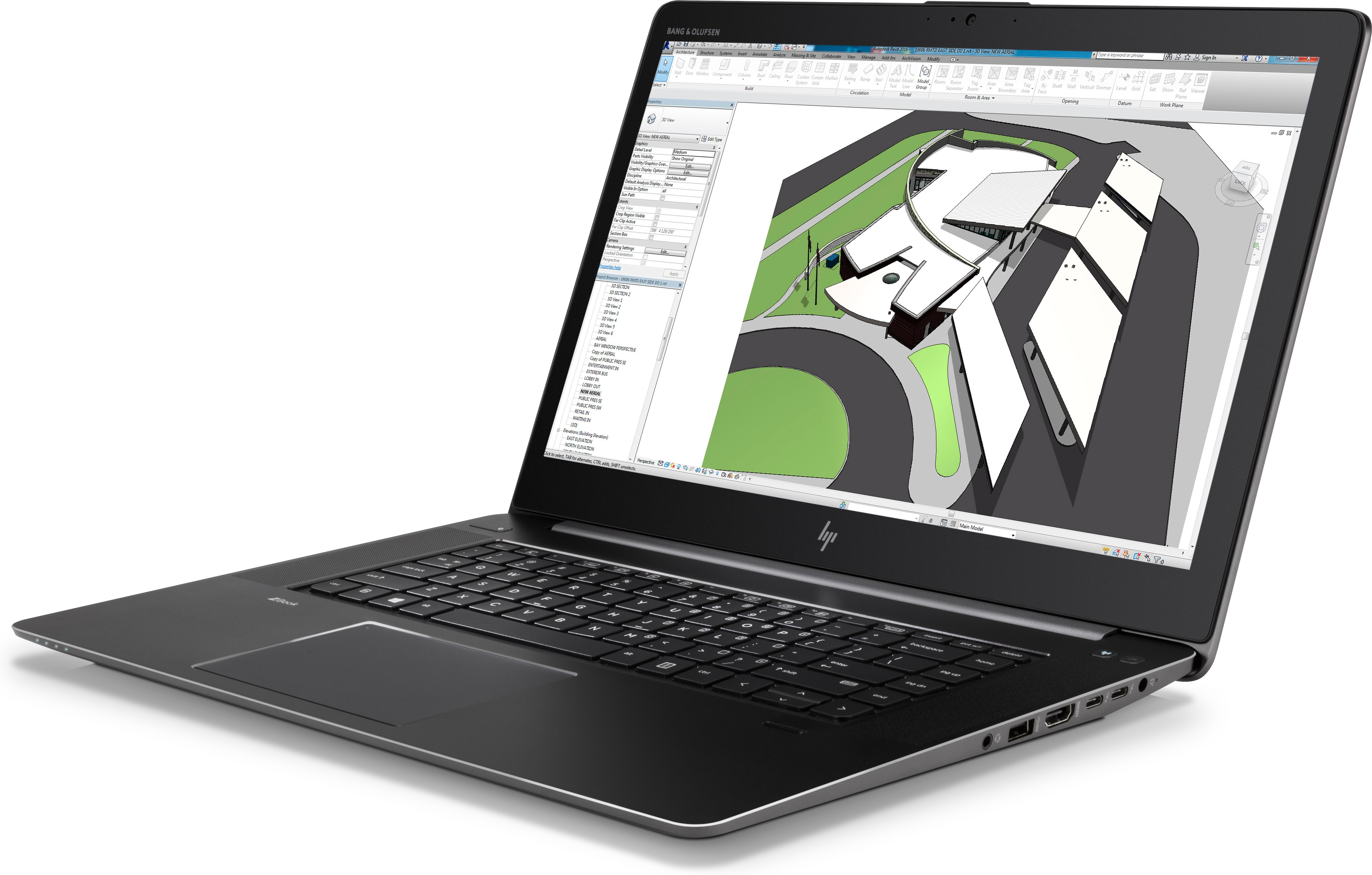 HP - B2B ZBook Studio G4 - 15,6 Zoll - Intel® Core™ i7 i7-7820HQ - 8 GB - 256 GB