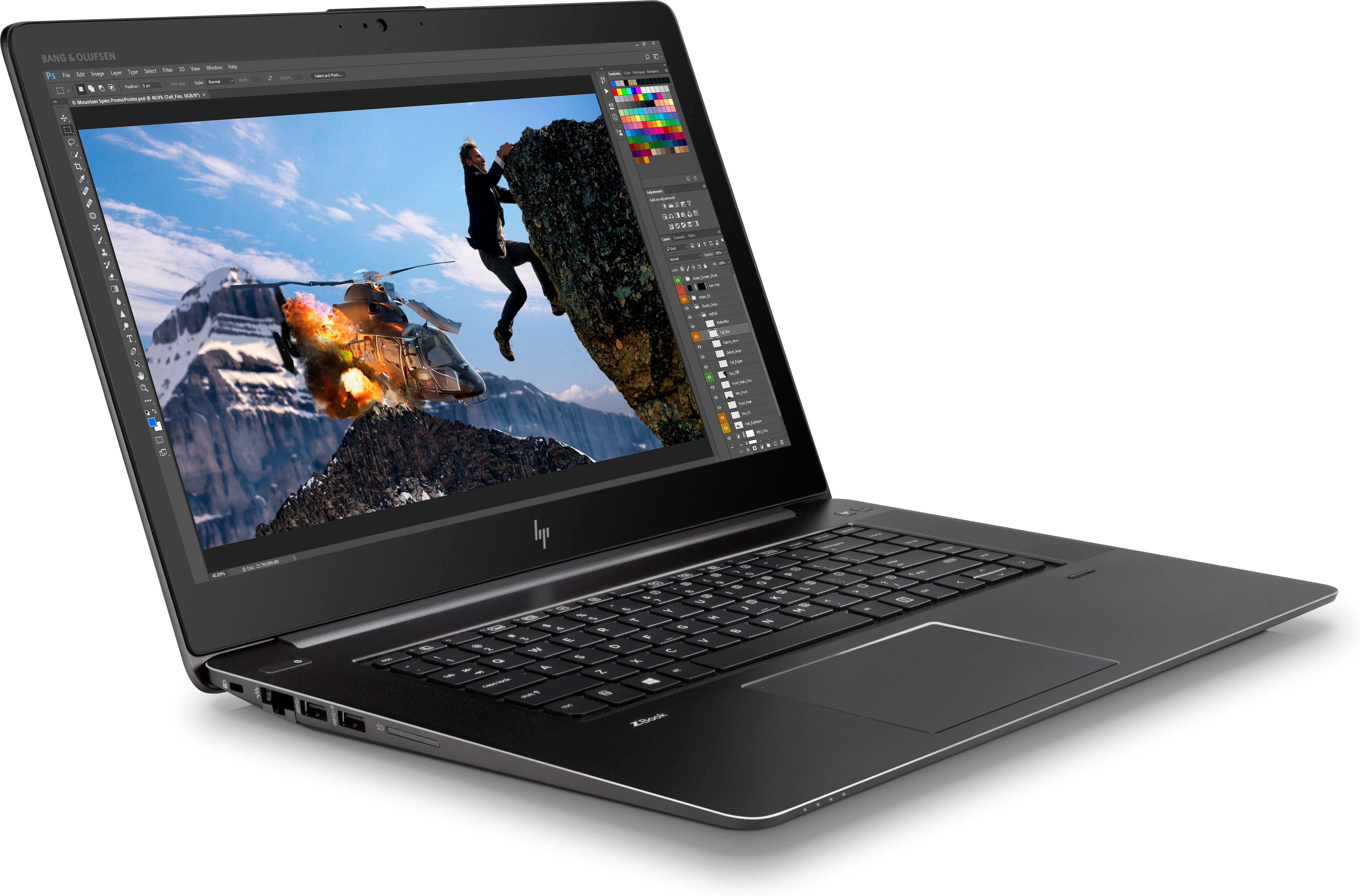 HP - B2B ZBook Studio G4 - 15,6 Zoll - Intel® Core™ i7 i7-7820HQ - 8 GB - 256 GB