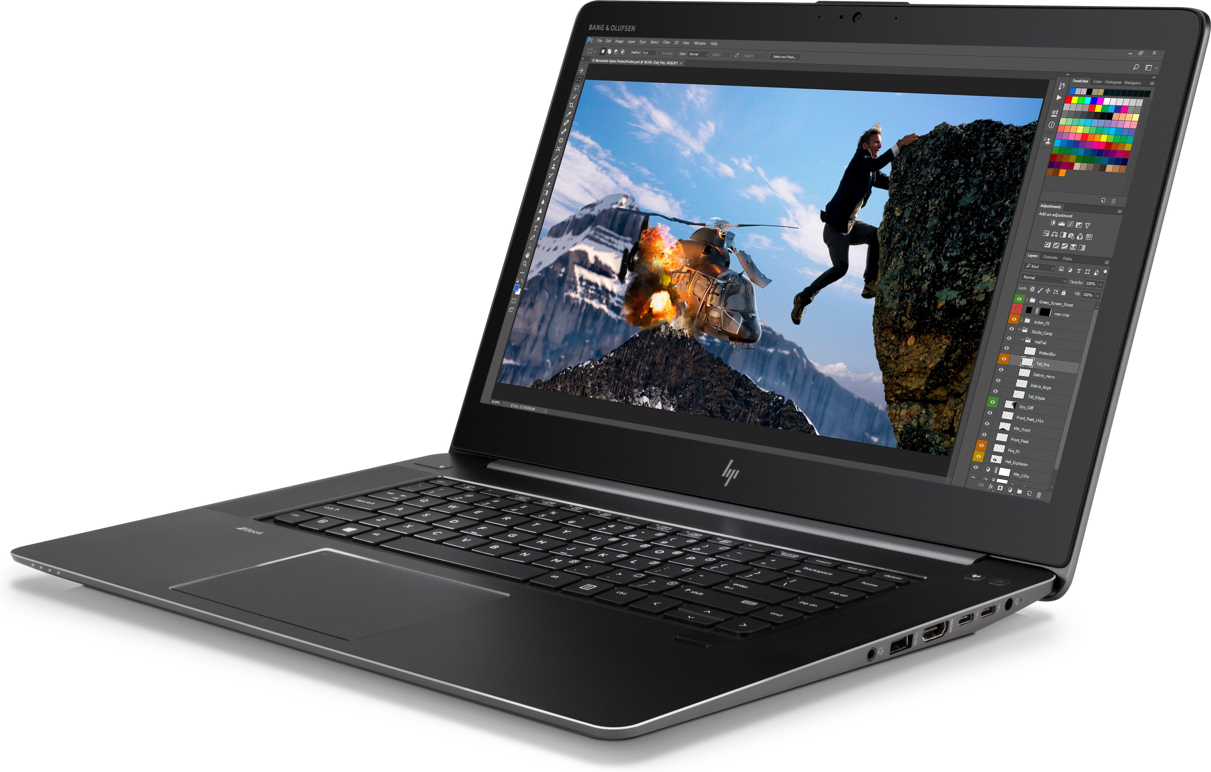 HP - B2B ZBook Studio G4 - 15,6 Zoll - Intel® Core™ i7 i7-7820HQ - 8 GB - 256 GB