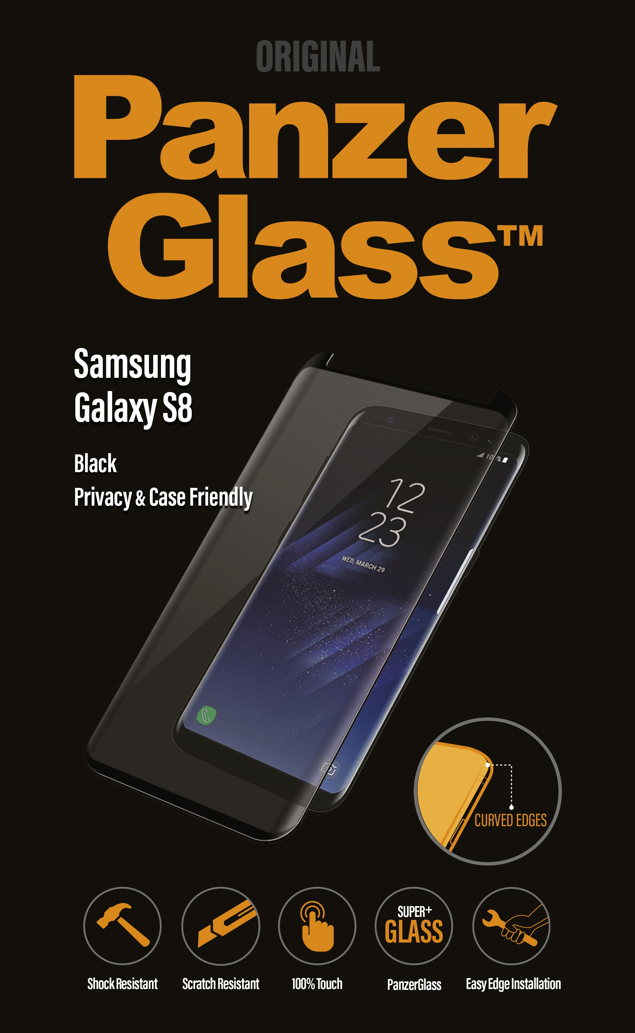 PANZERGLASS 7122 Schutzfolie (für Samsung Galaxy S8)