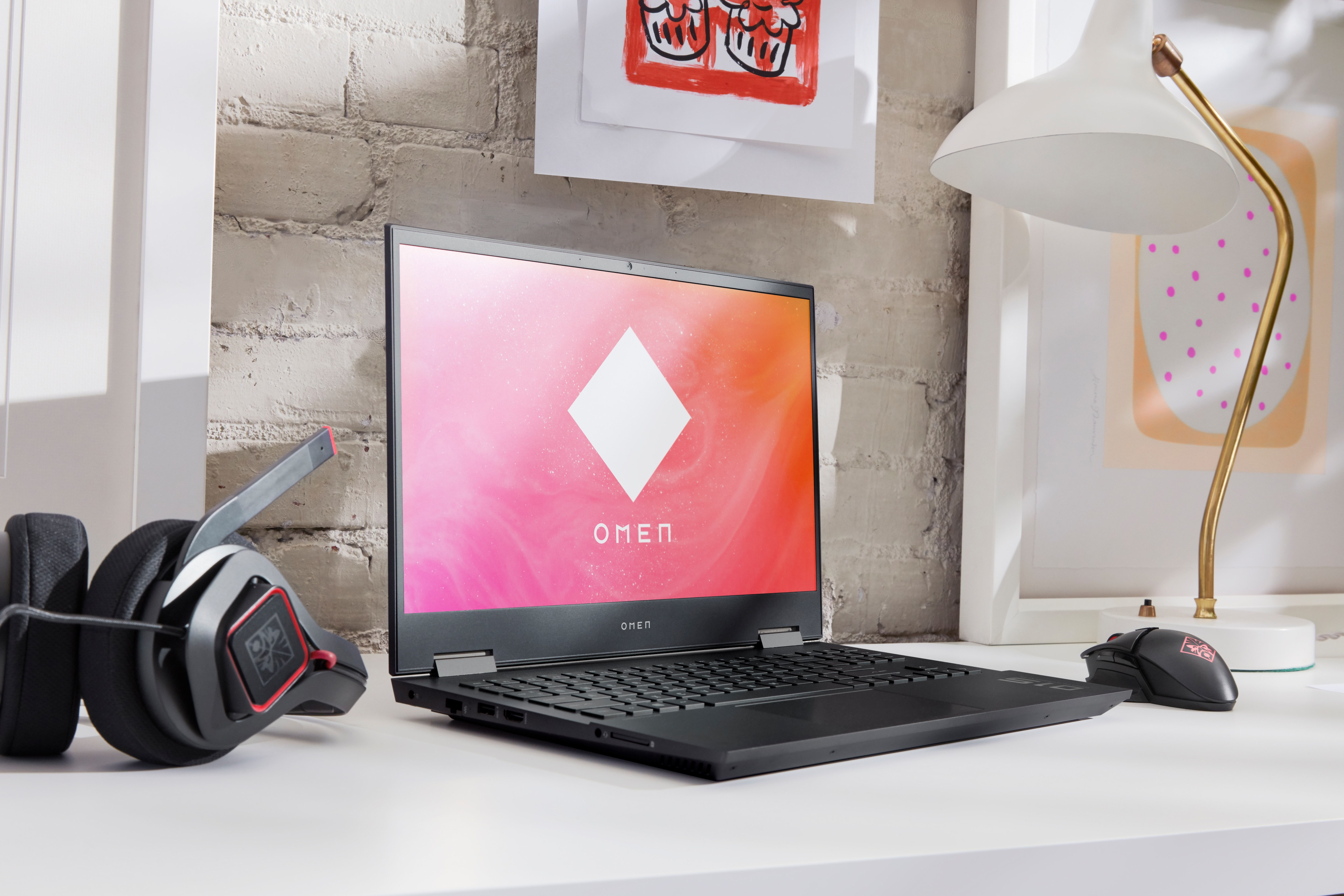 HP OMEN Reactor Gaming-Maus, Schwarz