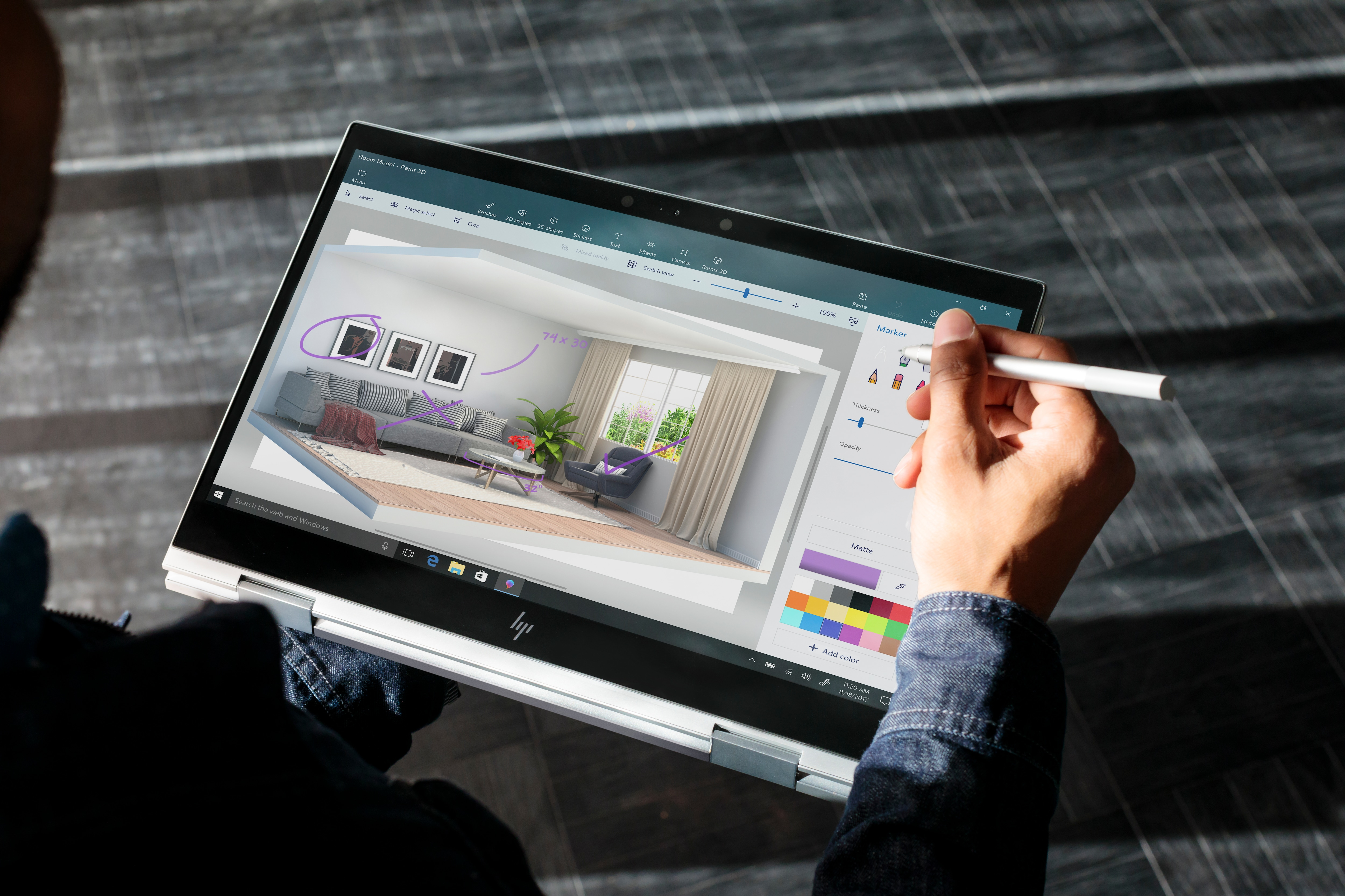 HP ENVY X360 15-cn0302ng - 15,6 Zoll - Intel® Core™ i5 i5-8250U - 8 GB - 1 TB - NVIDIA - Windows 10 Home (64 Bit)