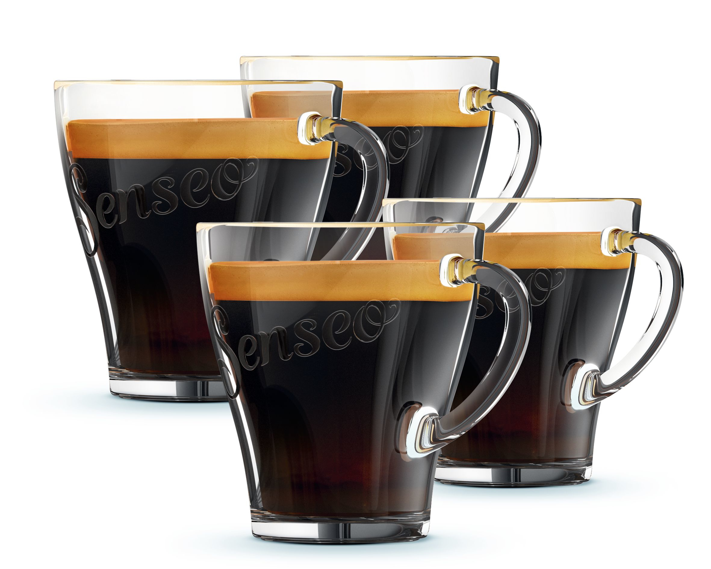 PHILIPS SENSEO® CA6511/00 Kaffee-Tassen-Set Transparent
