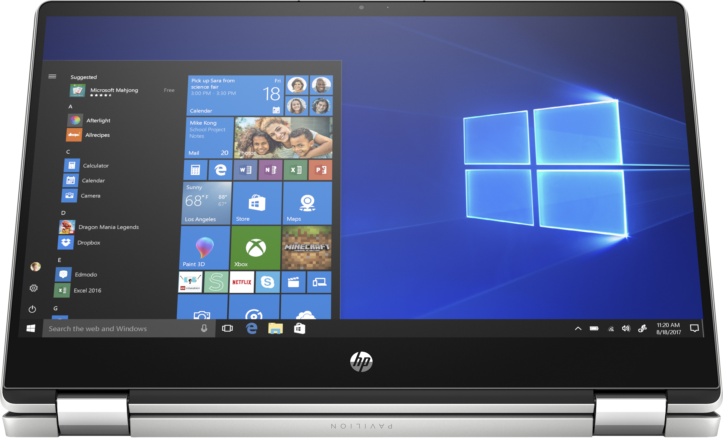 HP Pavilion x360 14-dh0315ng - 14 Zoll - Intel® Core™ i3 i3-8145U - 8 GB - 256 GB - Intel® UHD 620 - Windows 10 Home (32 bit)