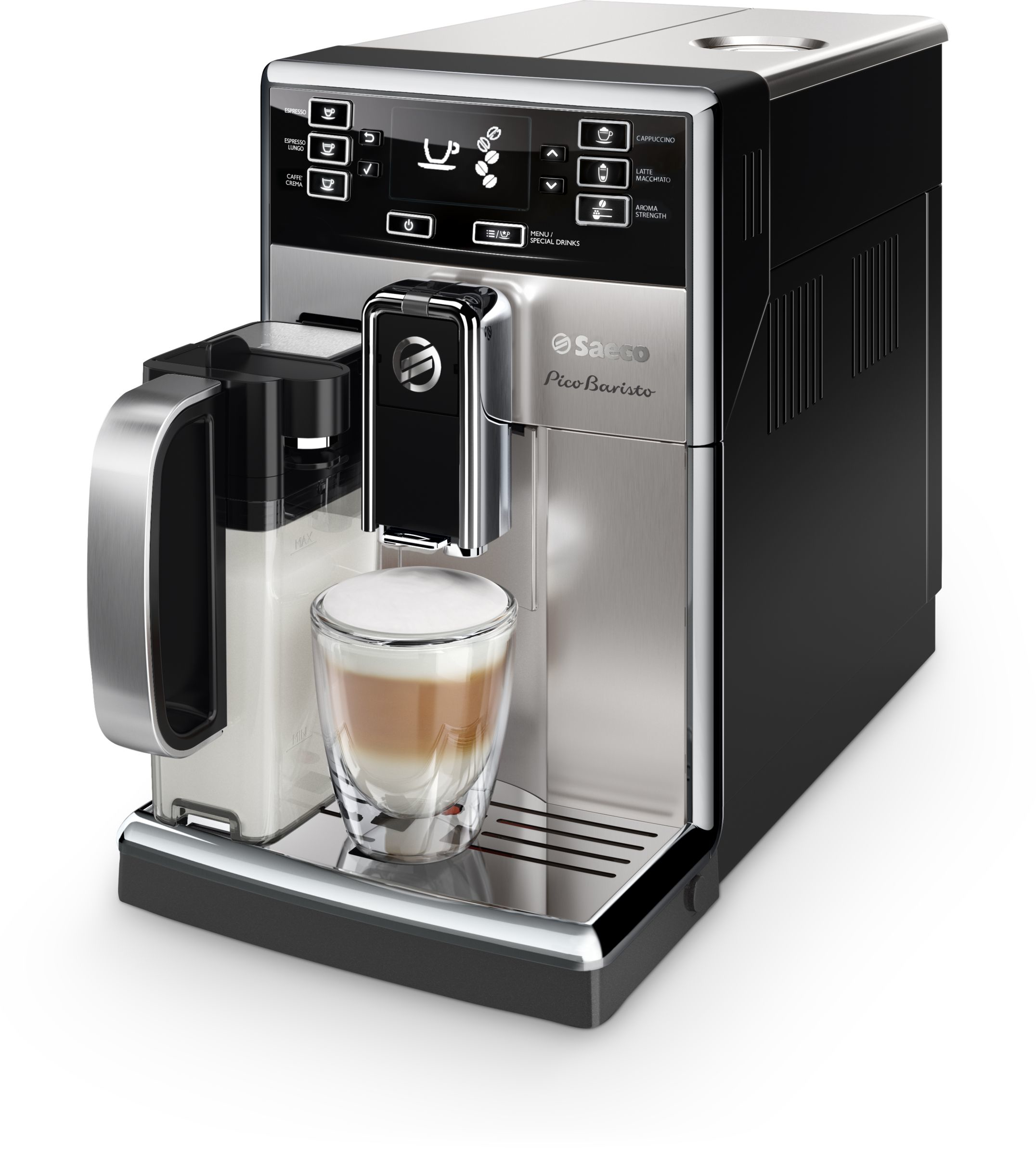 SAECO HD8927/01 PicoBaristo Kaffeevollautomat Silber/Schwarz