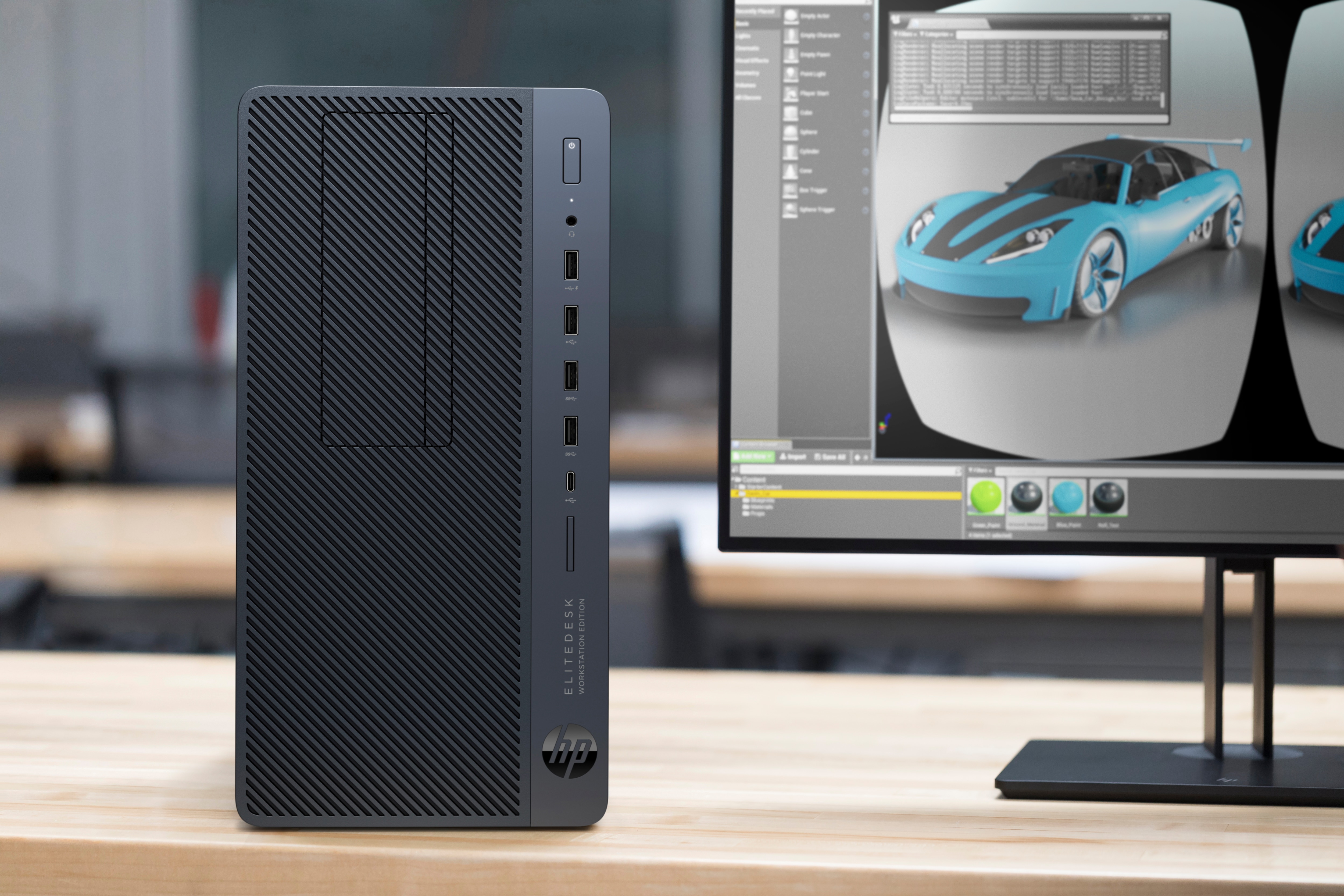 HP - B2B EliteDesk 705 G4 - AMD Ryzen™ 3 2200G - 8 GB - 1 TB