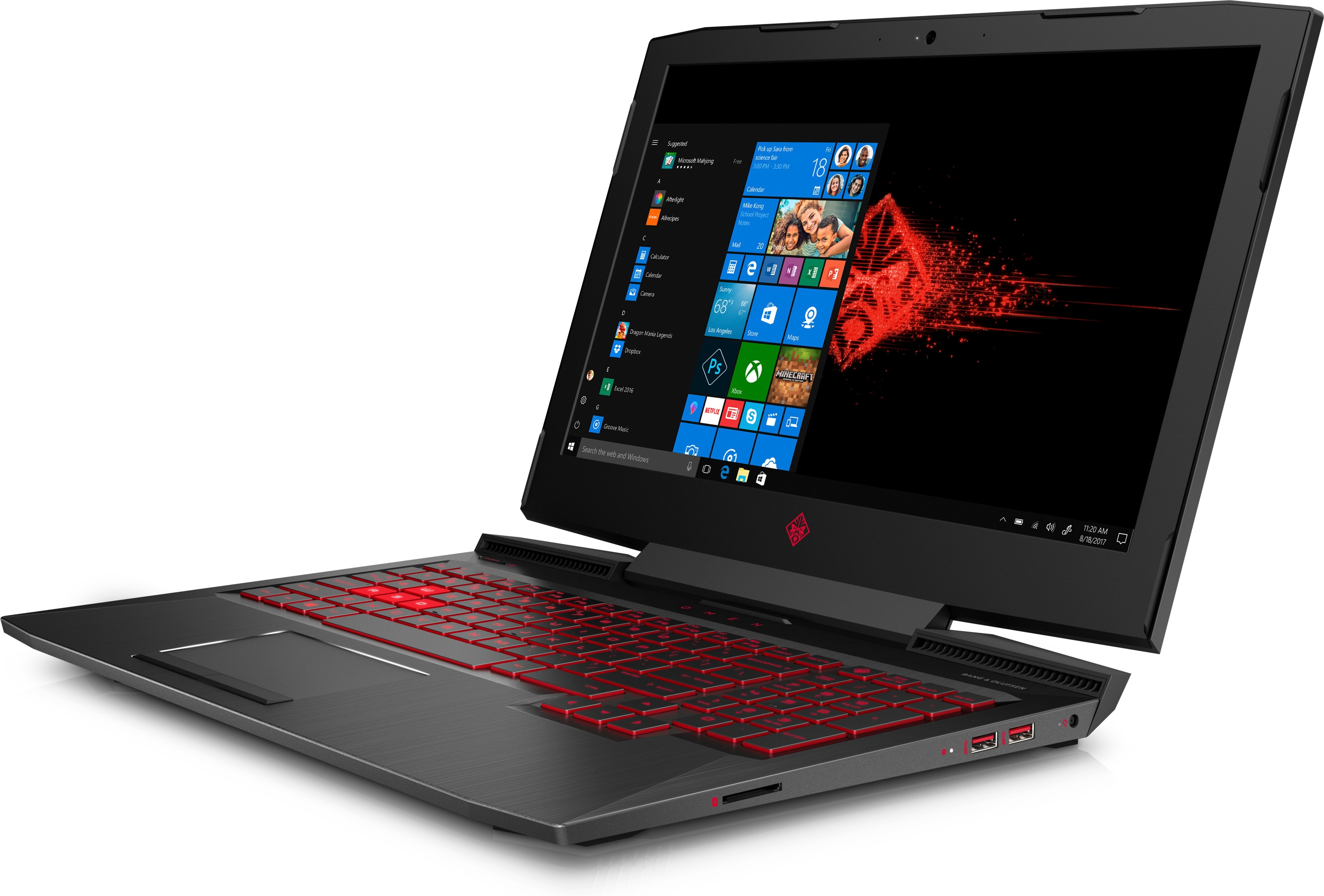 HP OMEN 15-ce034ng - 15,6 Zoll - Intel® Core™ i7 i7-7700HQ - 16 GB - 1 TB - NVIDIA GeForce® GTX 1060 - Windows 10 Home (64 Bit)