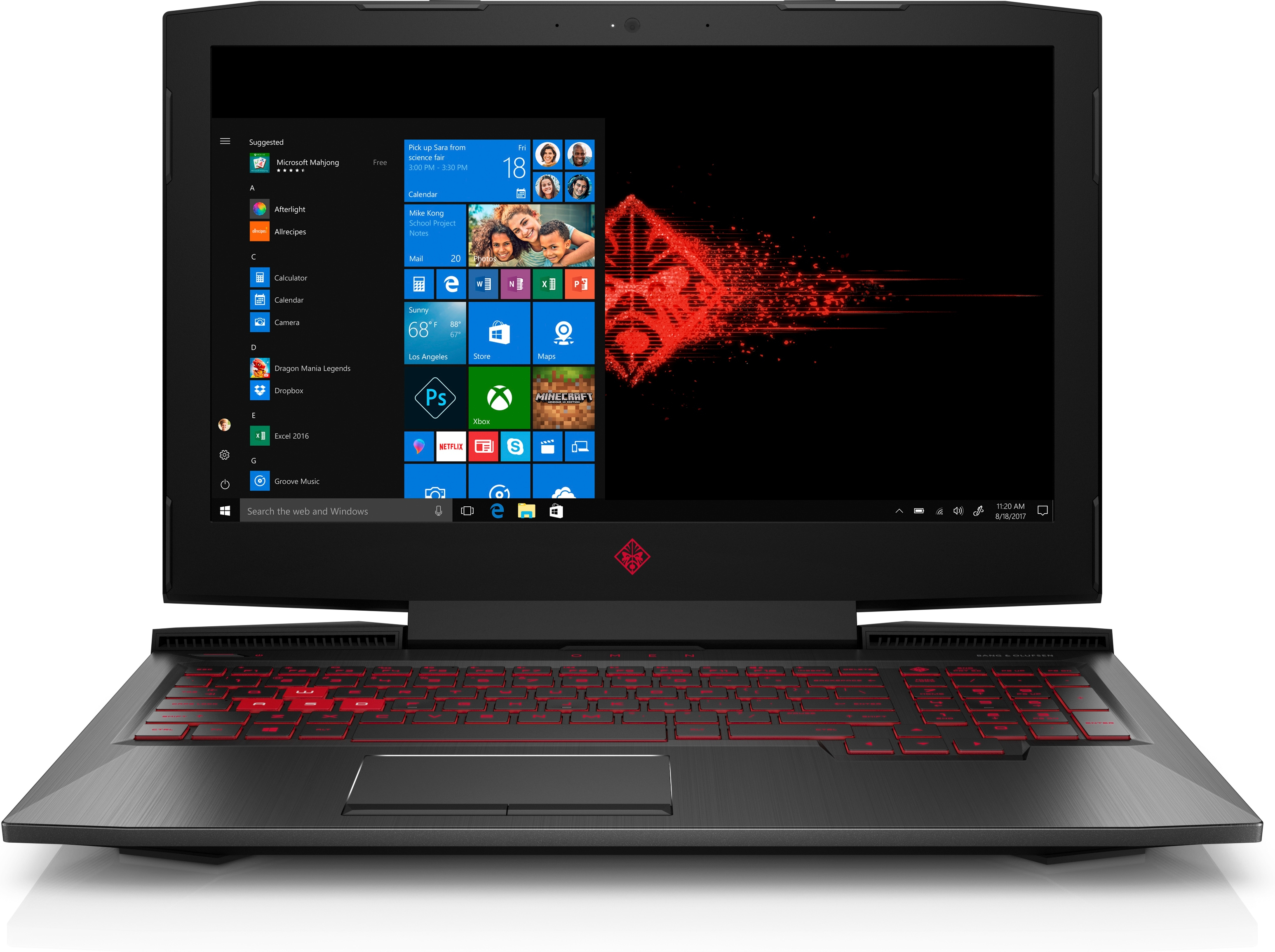 HP OMEN 15-ce034ng - 15,6 Zoll - Intel® Core™ i7 i7-7700HQ - 16 GB - 1 TB - NVIDIA GeForce® GTX 1060 - Windows 10 Home (64 Bit)