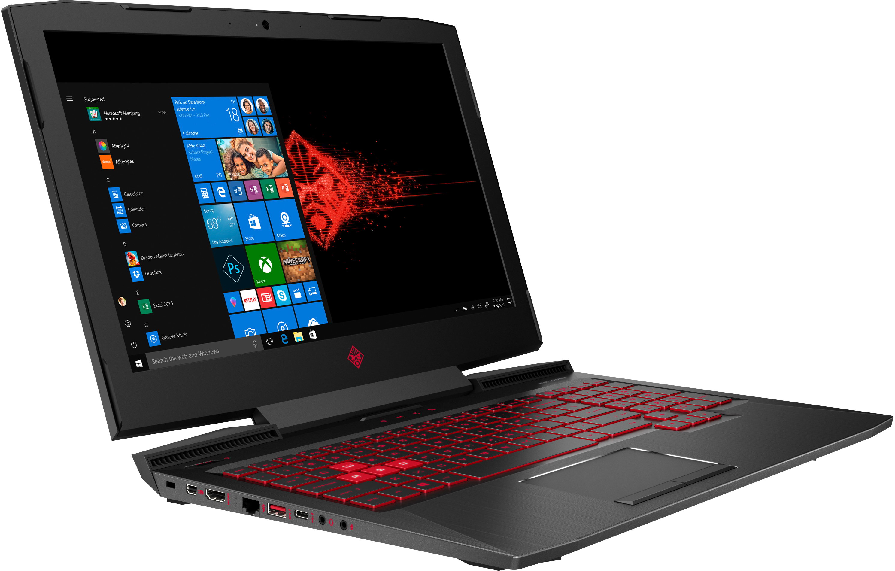 HP OMEN 15-ce034ng - 15,6 Zoll - Intel® Core™ i7 i7-7700HQ - 16 GB - 1 TB - NVIDIA GeForce® GTX 1060 - Windows 10 Home (64 Bit)