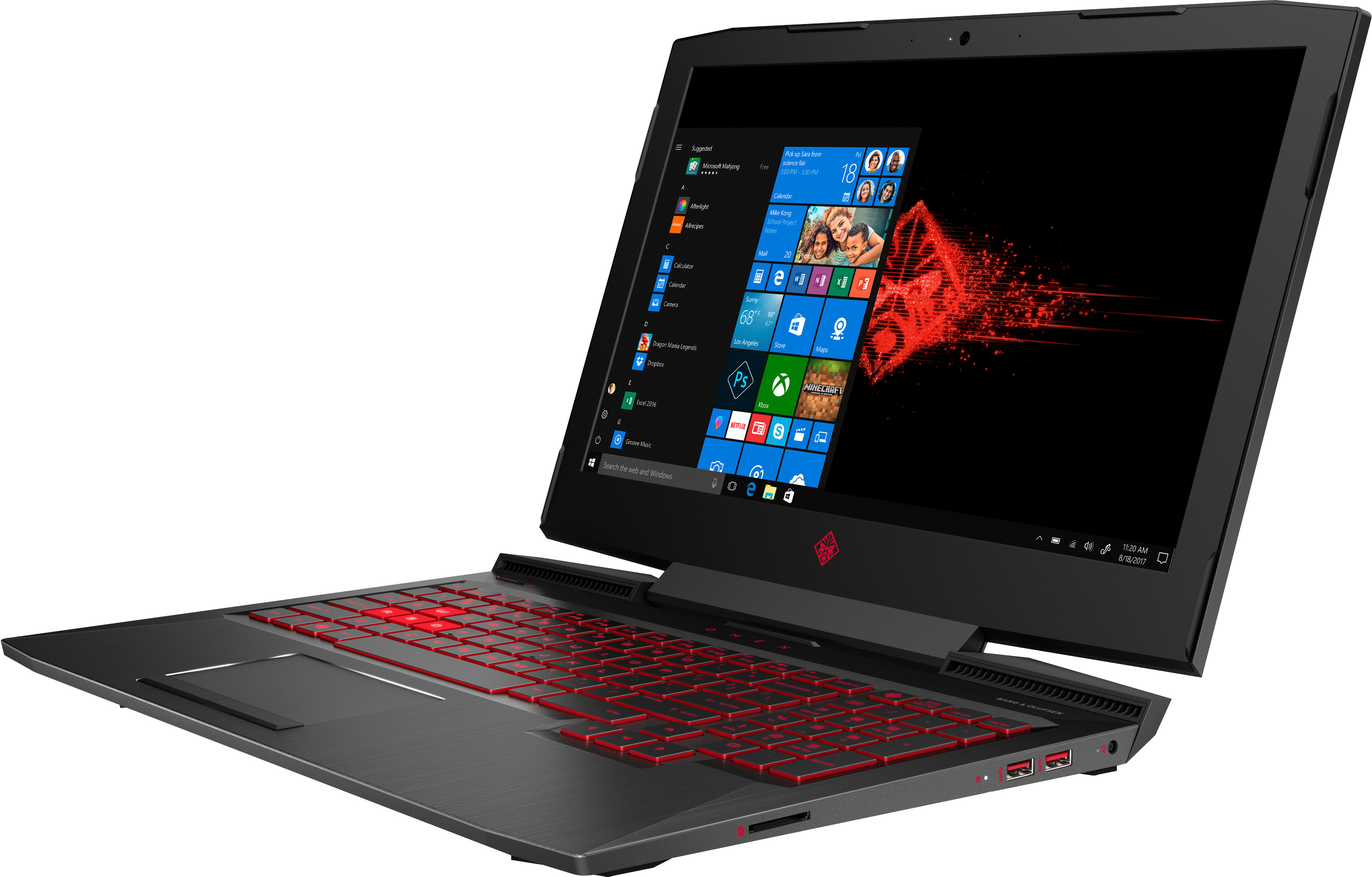 HP OMEN 15-ce034ng - 15,6 Zoll - Intel® Core™ i7 i7-7700HQ - 16 GB - 1 TB - NVIDIA GeForce® GTX 1060 - Windows 10 Home (64 Bit)