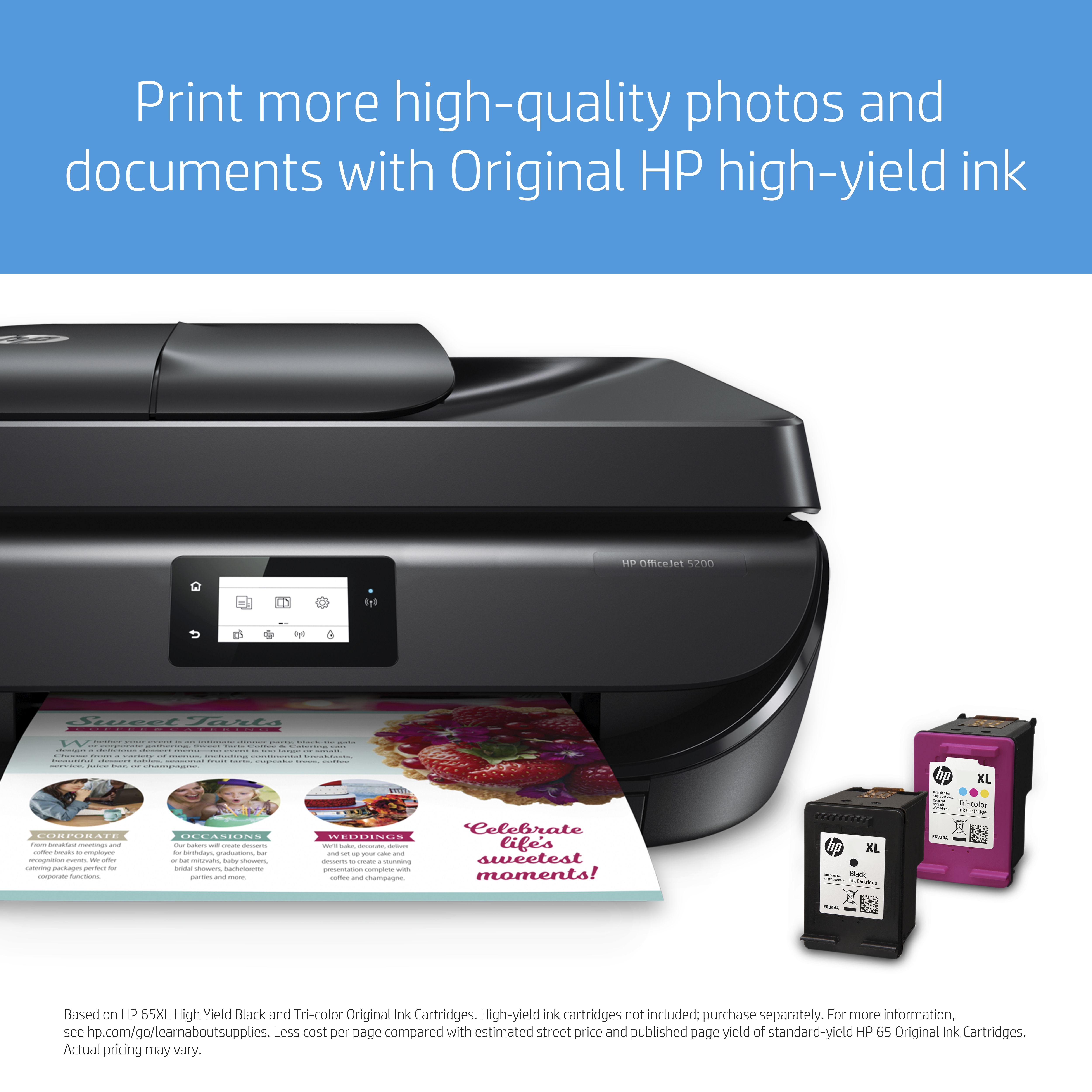 HP OfficeJet 5230 (Instant Ink) 4-in-1 Multifunktionsdrucker