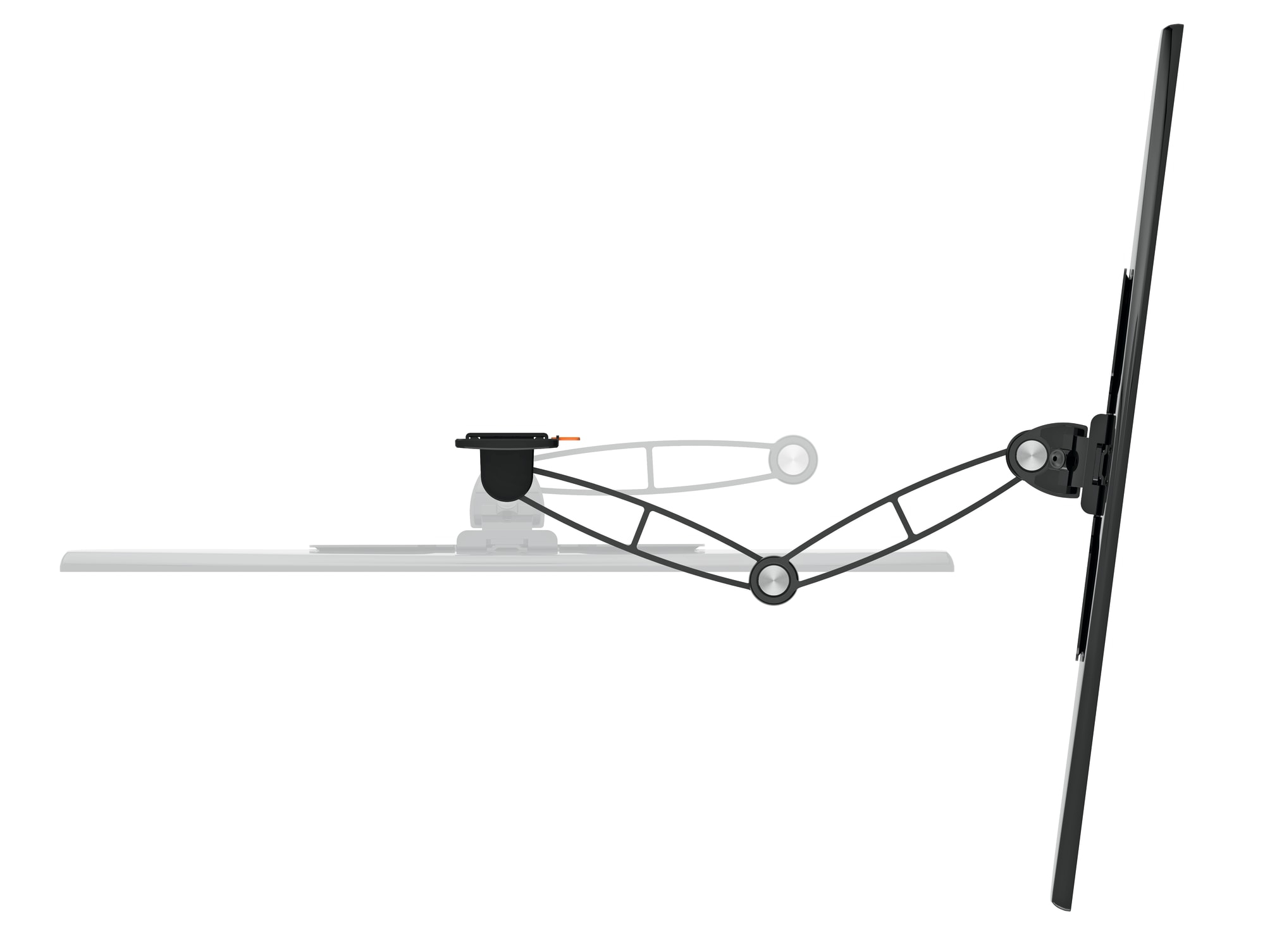 VOGEL´S WALL 3145 TV-Wandhalterung für 48-109 cm (19-43 Zoll) Fernseher, drehbar und neigbar, Wandhalterung, max. 43 Zoll, Schwenkbar, Neigbar, Ausziehbar, Schwarz