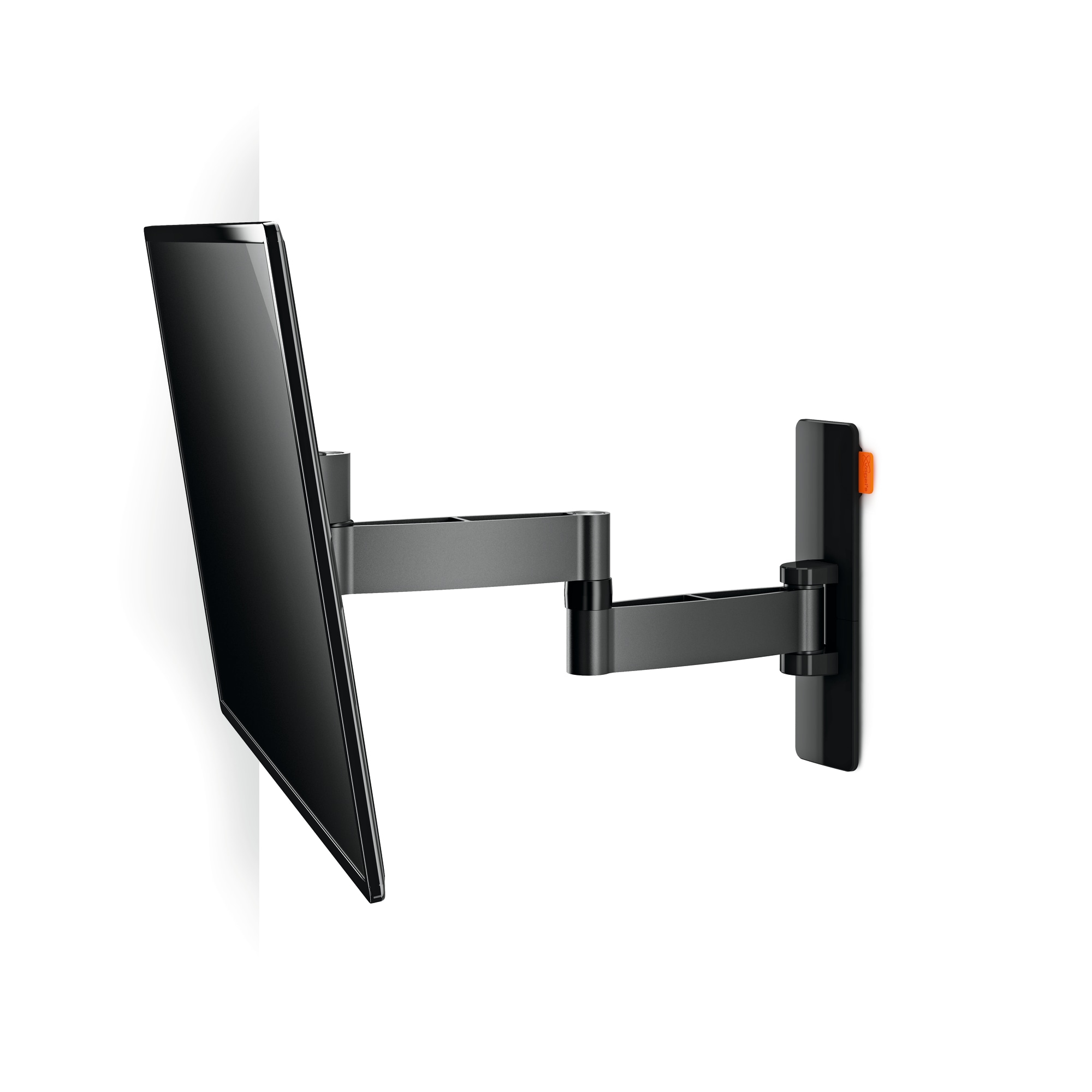 VOGEL´S WALL 3145 TV-Wandhalterung für 48-109 cm (19-43 Zoll) Fernseher, drehbar und neigbar, Wandhalterung, max. 43 Zoll, Schwenkbar, Neigbar, Ausziehbar, Schwarz