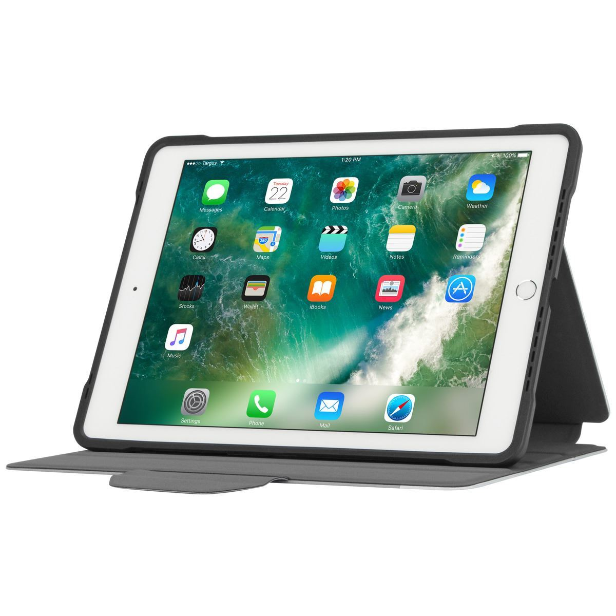 TARGUS Click-In, Bookcover, Apple, iPad Air, iPad Air 2, iPad Pro, iPad (5. Generation), iPad (6. Generation), Silber