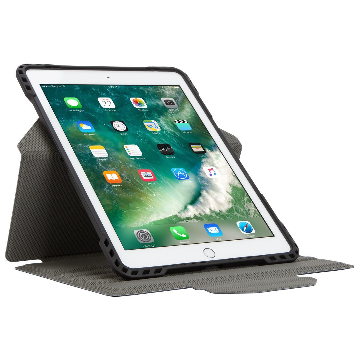 TARGUS Pro-Tek, Bookcover, Apple, iPad Air, iPad Air 2, iPad Pro, iPad (5. Generation), iPad (6. Generation), Schwarz