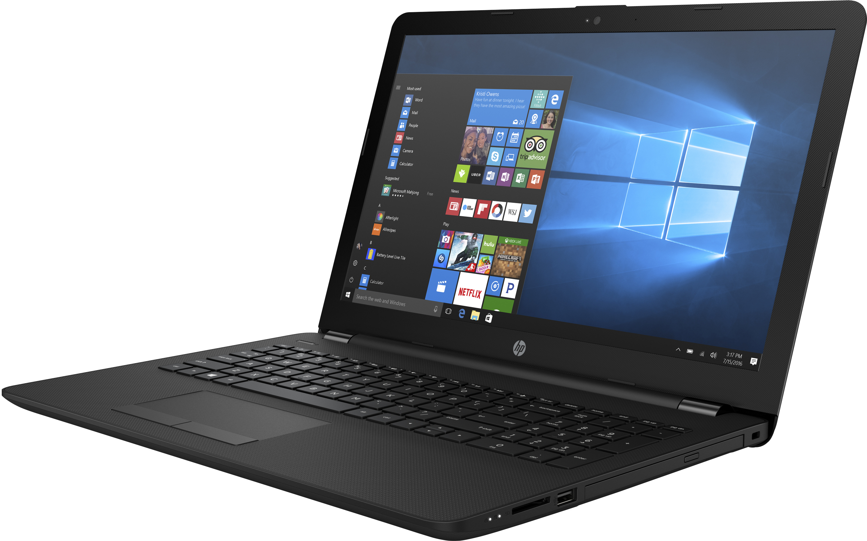 HP 15-bs530ng - 15,6 Zoll - Intel® Core™ i3 i3-6006U - 4 GB - 1 TB - Intel® HD 520 - Windows 10 Home (64 Bit)