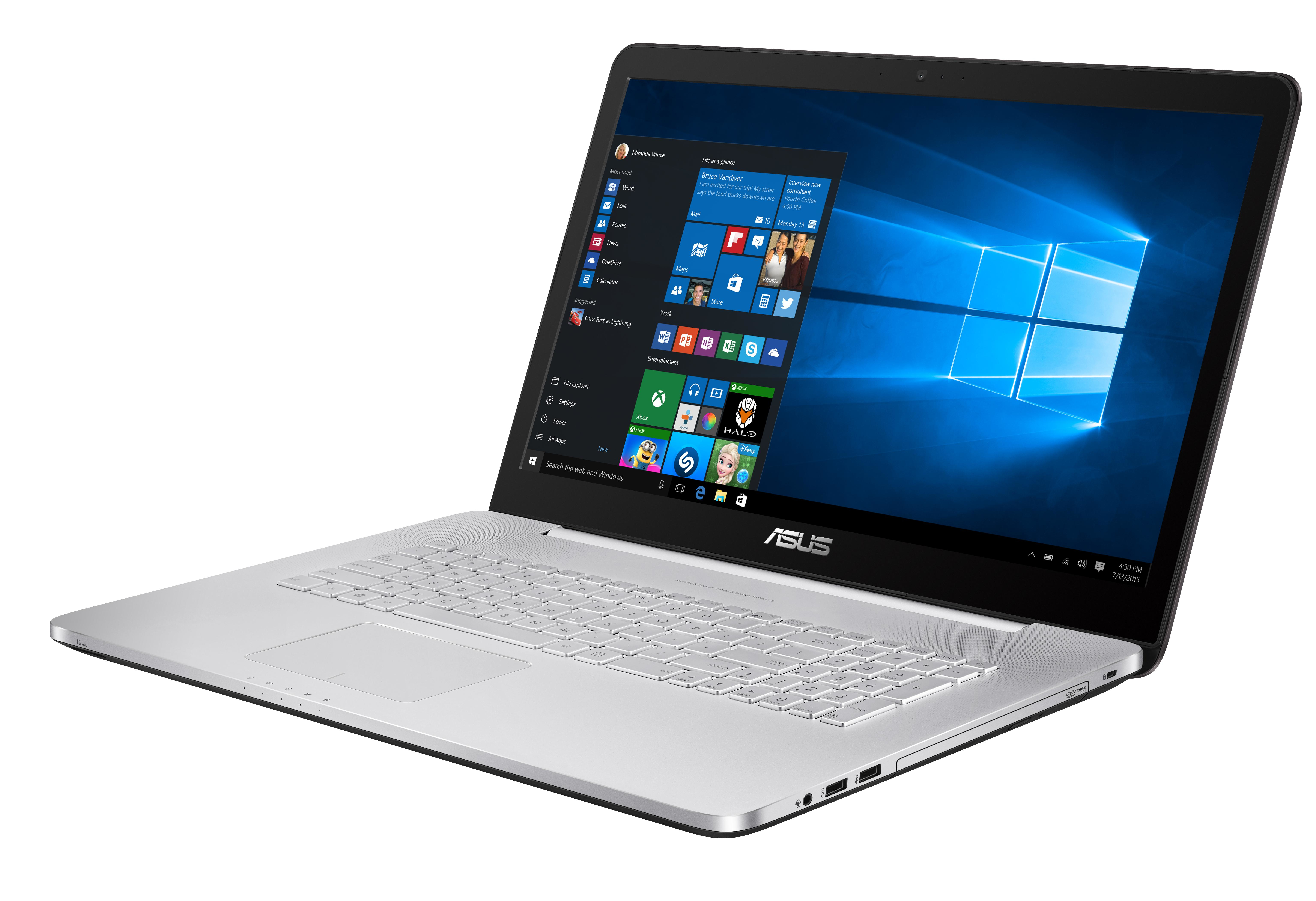 ASUS N752VX-GC090T - 17,3 Zoll - Intel® Core™ i7 i7-6700HQ - 16 GB - 1 TB - NVIDIA GeForce® GTX 950 - Windows 10 Home (64 Bit)