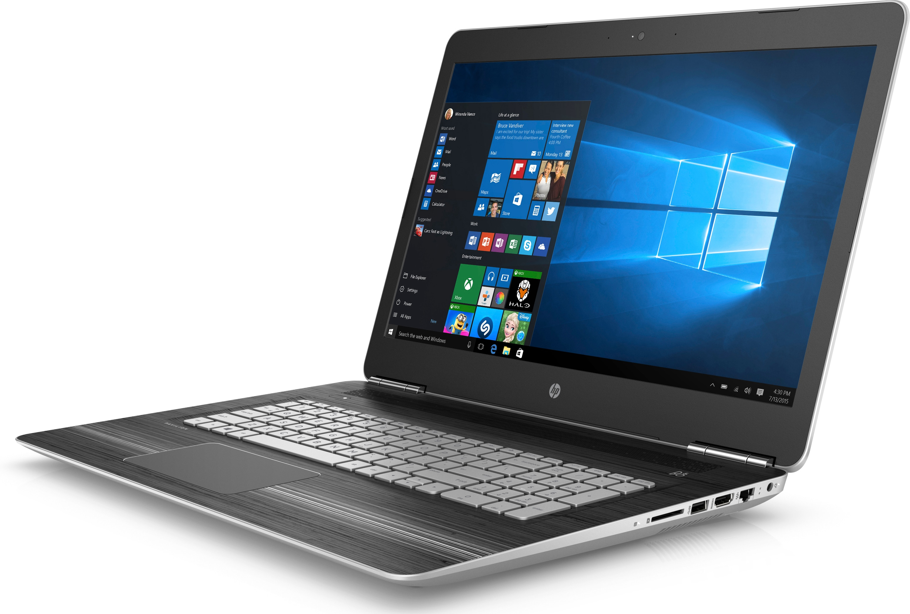 HP Pavilion 17-ab230ng - 17,3 Zoll - Intel® Core™ i7 i7-7700HQ - 16 GB - 1 TB - NVIDIA GeForce® GTX 1050 - Windows 10 Home (64 Bit)