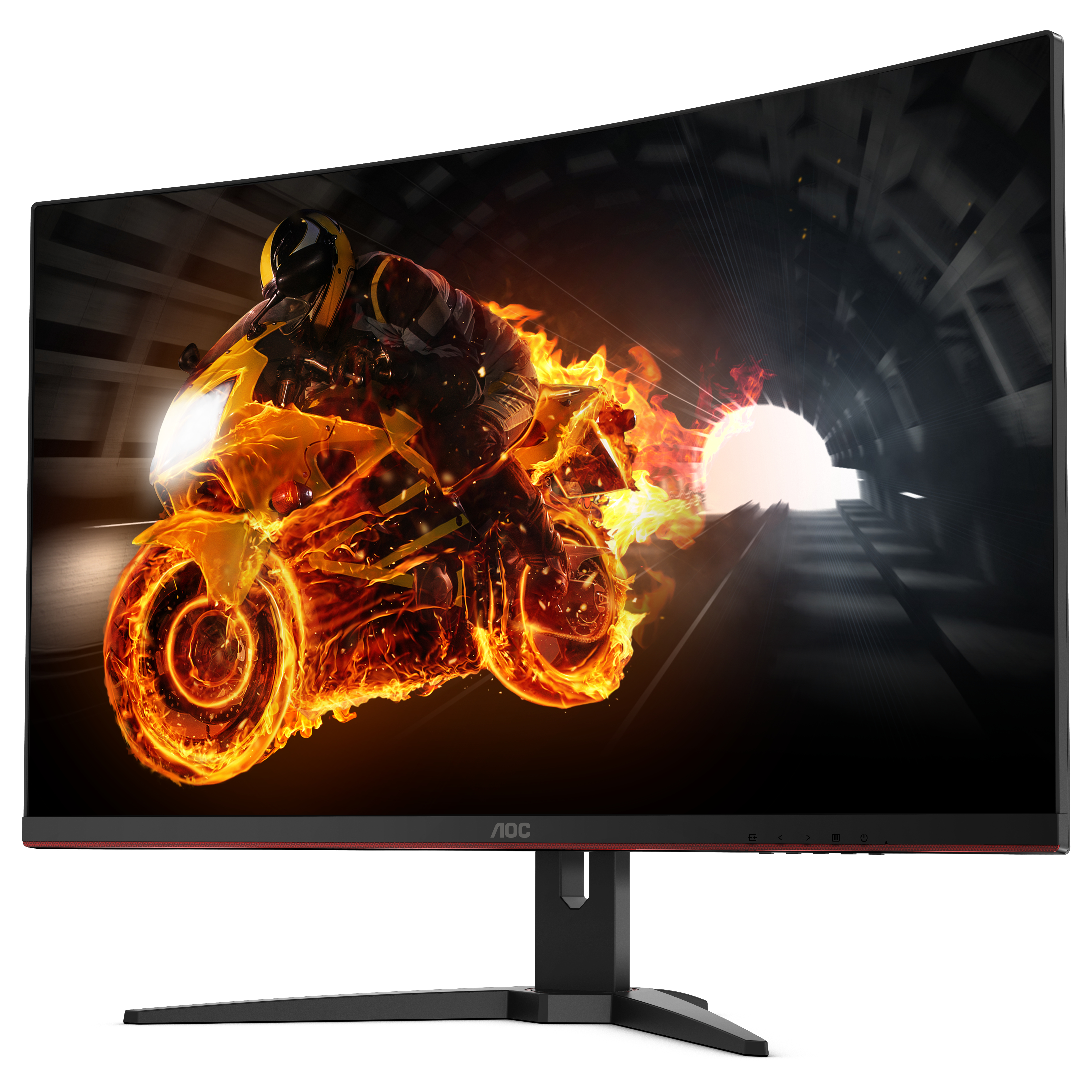 AOC C32G1 31,5 Zoll  Full-HD  1800R curved Display mit 144Hz, Flicker-Free und FreeSync-Technologie  1 ms Reaktionszeit  
