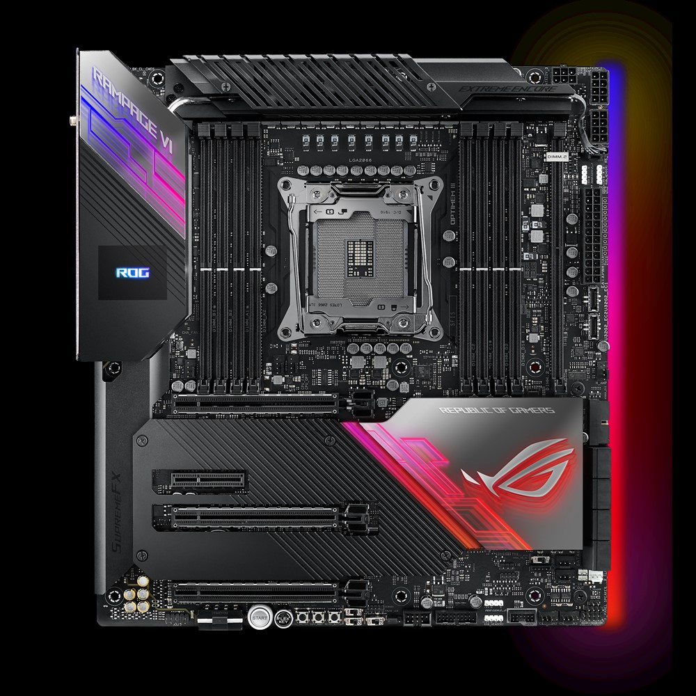 ASUS ROG Rampage VI Extreme Encore Mainboard Schwarz