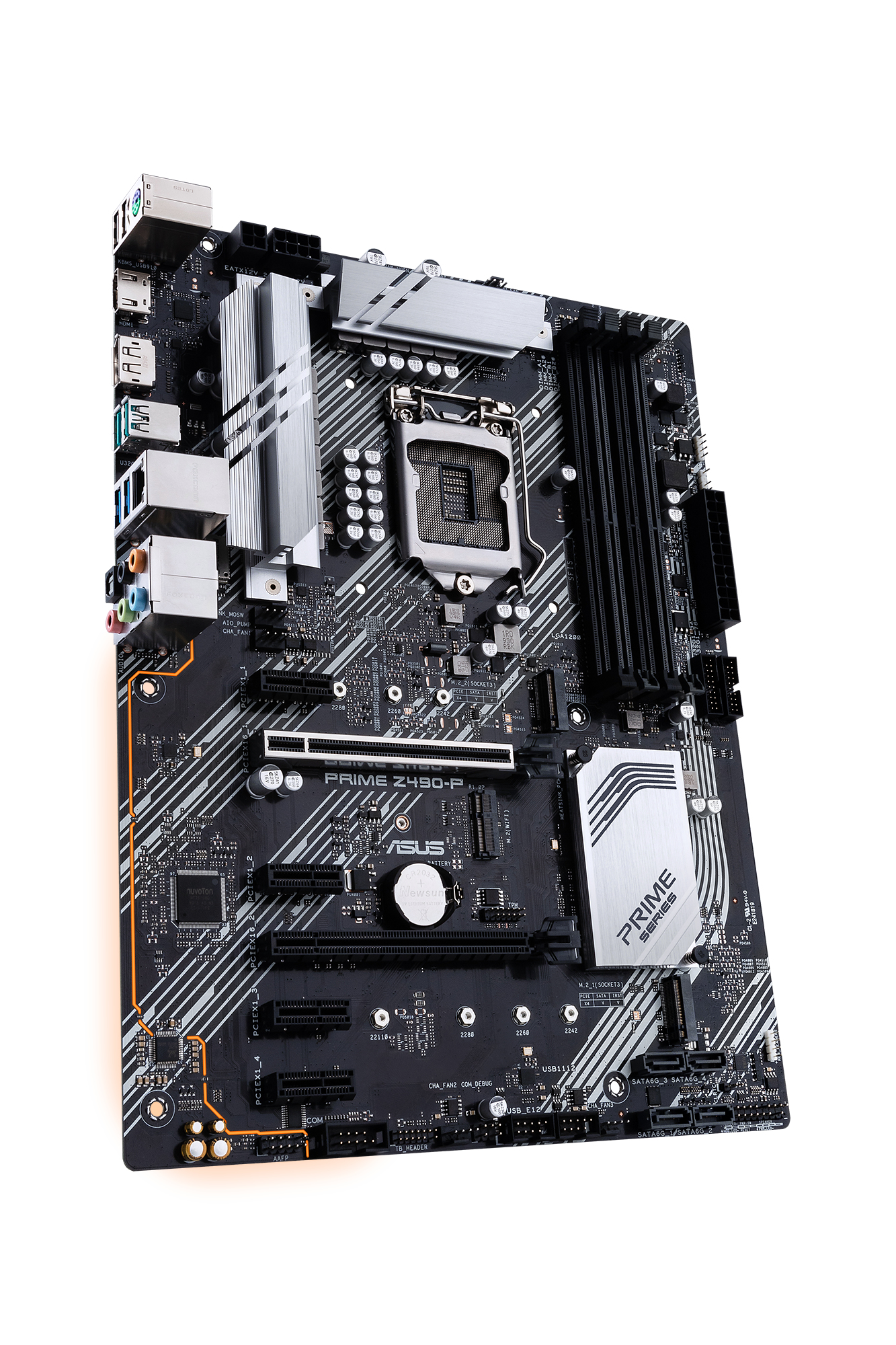 ASUS PRIME Z490-P Mainboard Schwarz