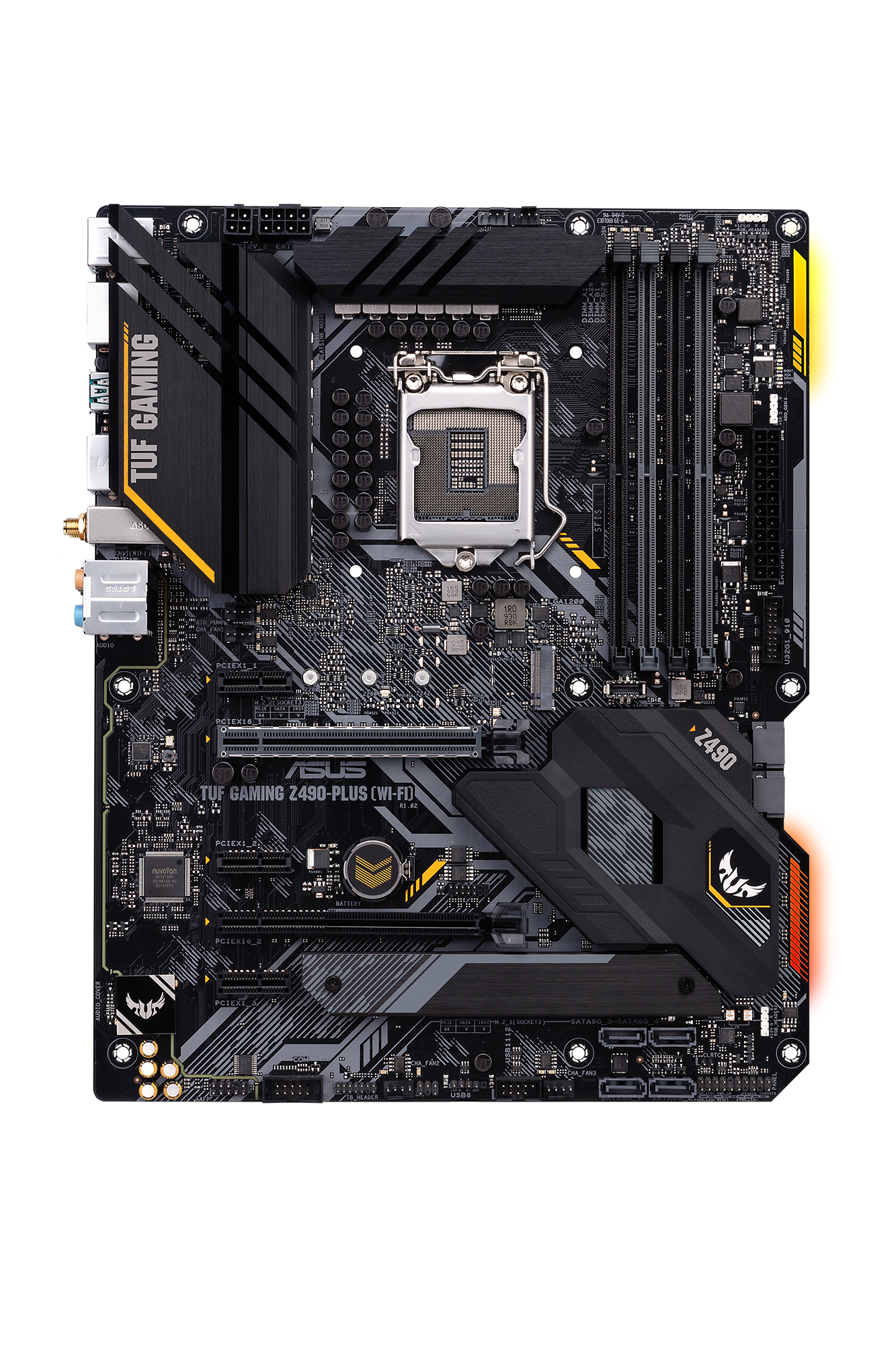ASUS TUF Gaming Z490-PLUS (WI-FI) Mainboard Schwarz