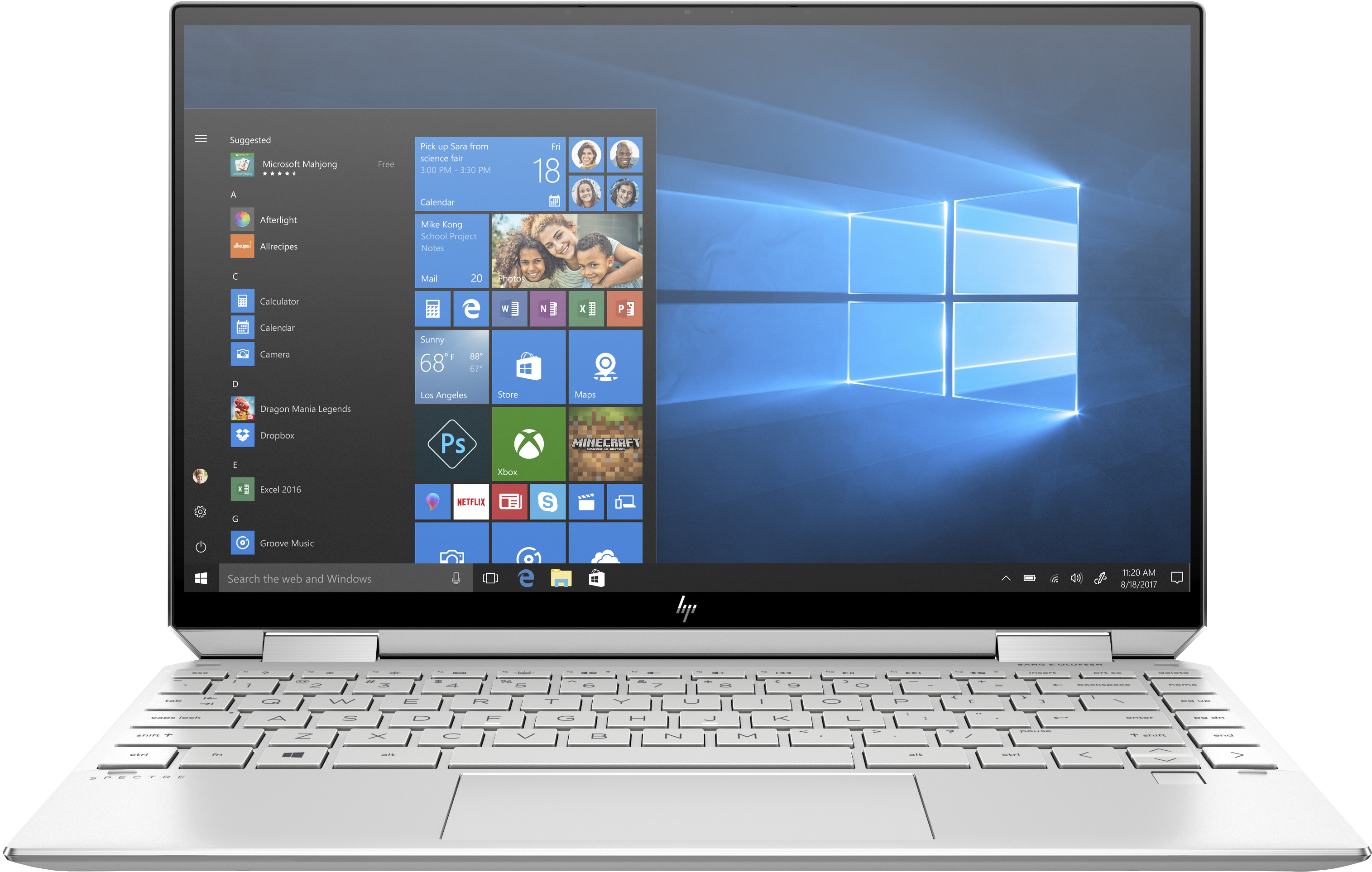 HP Spectre x360 13-aw0302ng - 13,3 Zoll - Intel® Core™ i5 i5-1035G4 - 8 GB - 512 GB - Intel® Iris® Plus Graphics - Windows 10 Home (64 Bit)