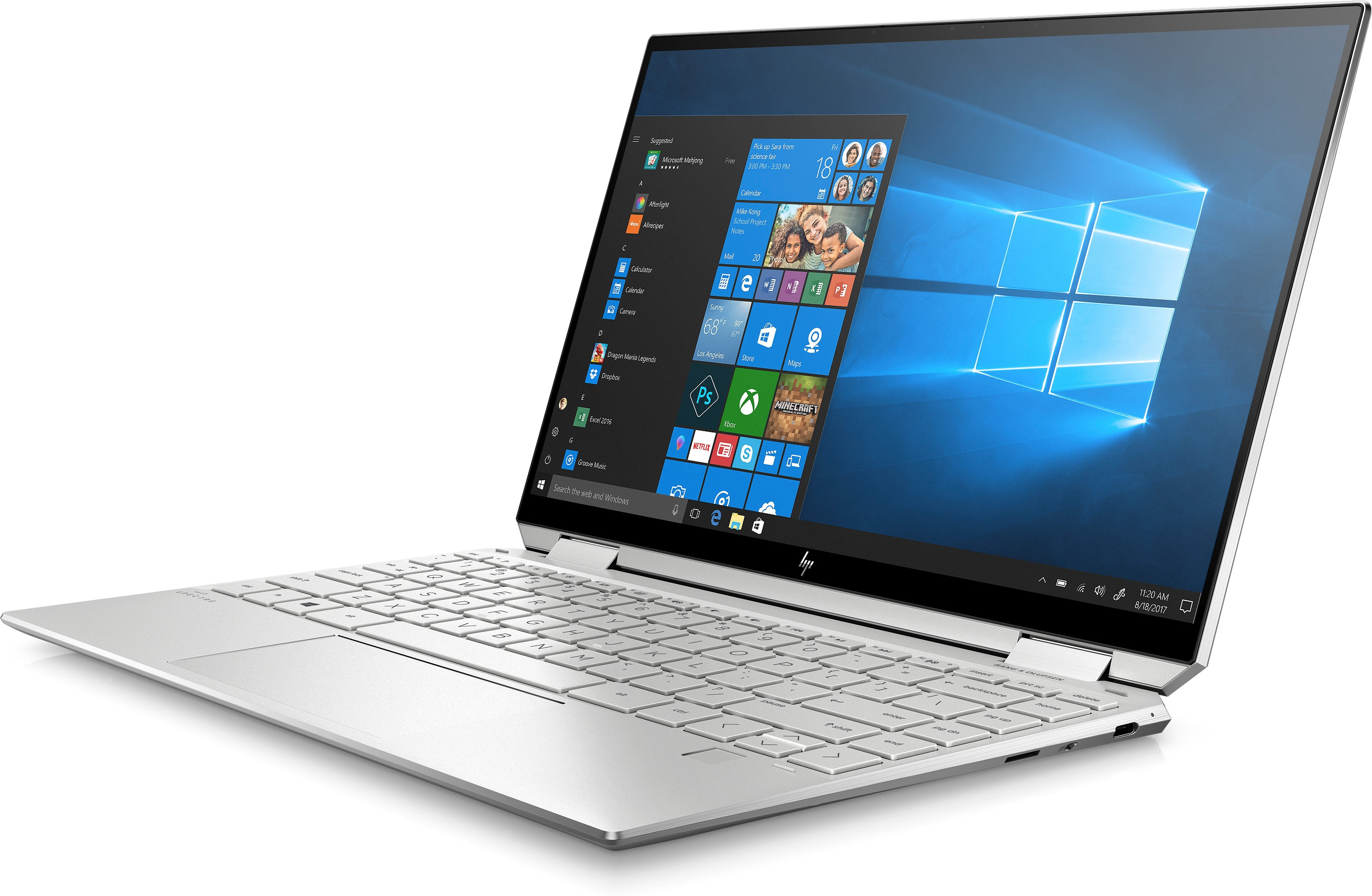HP Spectre x360 13-aw0302ng - 13,3 Zoll - Intel® Core™ i5 i5-1035G4 - 8 GB - 512 GB - Intel® Iris® Plus Graphics - Windows 10 Home (64 Bit)