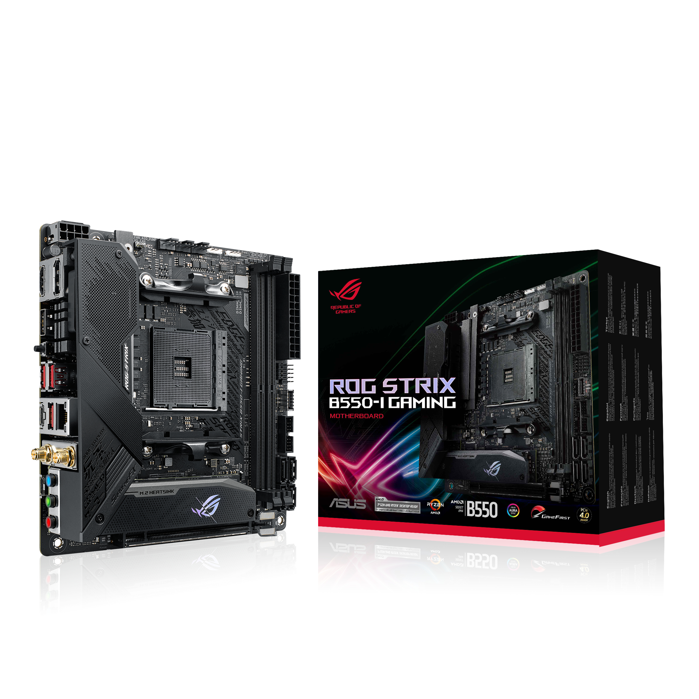 ASUS ROG STRIX B550-I GAMING (90MB14L0-M0EAY0) Mainboard Schwarz