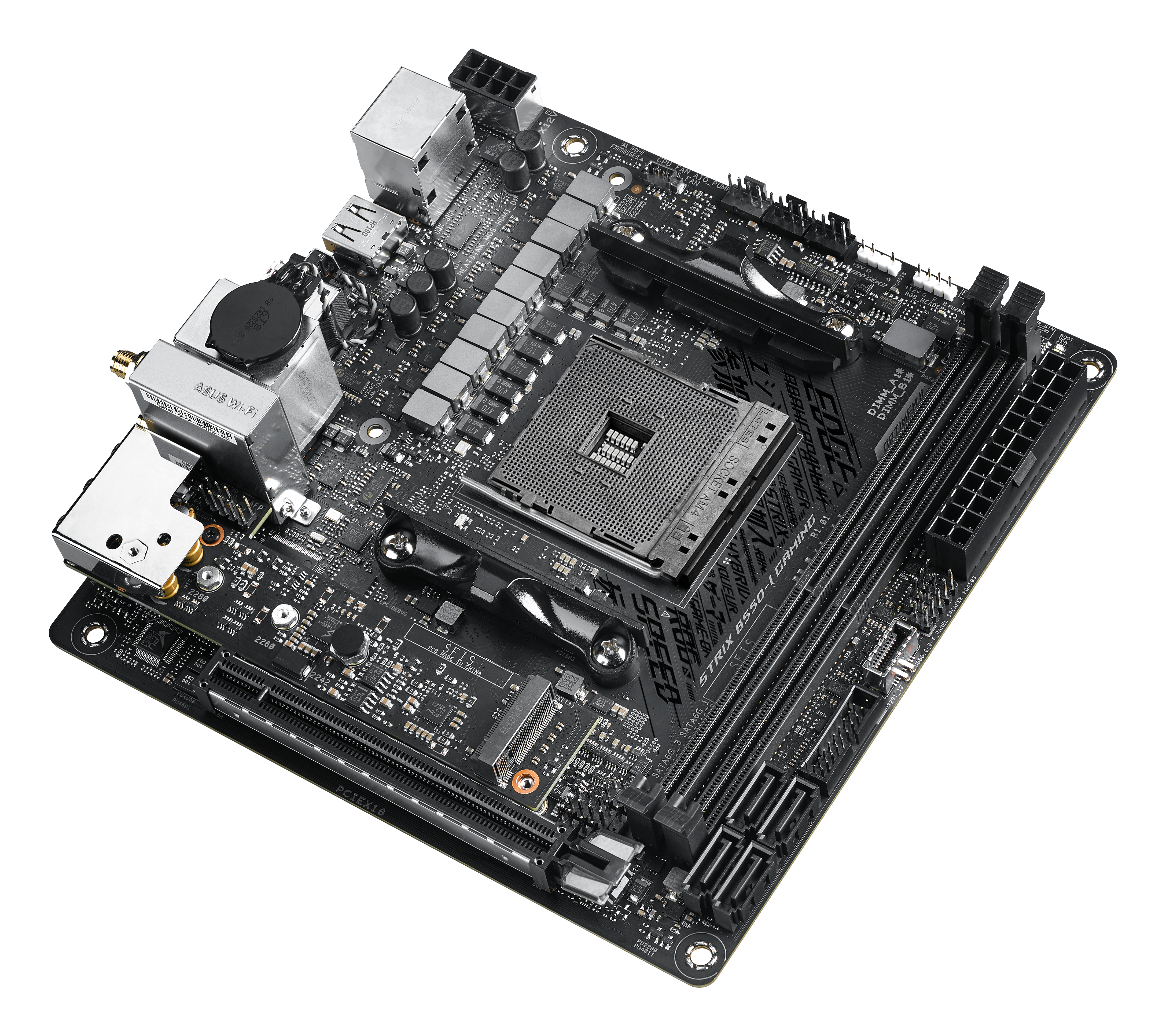 ASUS ROG STRIX B550-I GAMING (90MB14L0-M0EAY0) Mainboard Schwarz